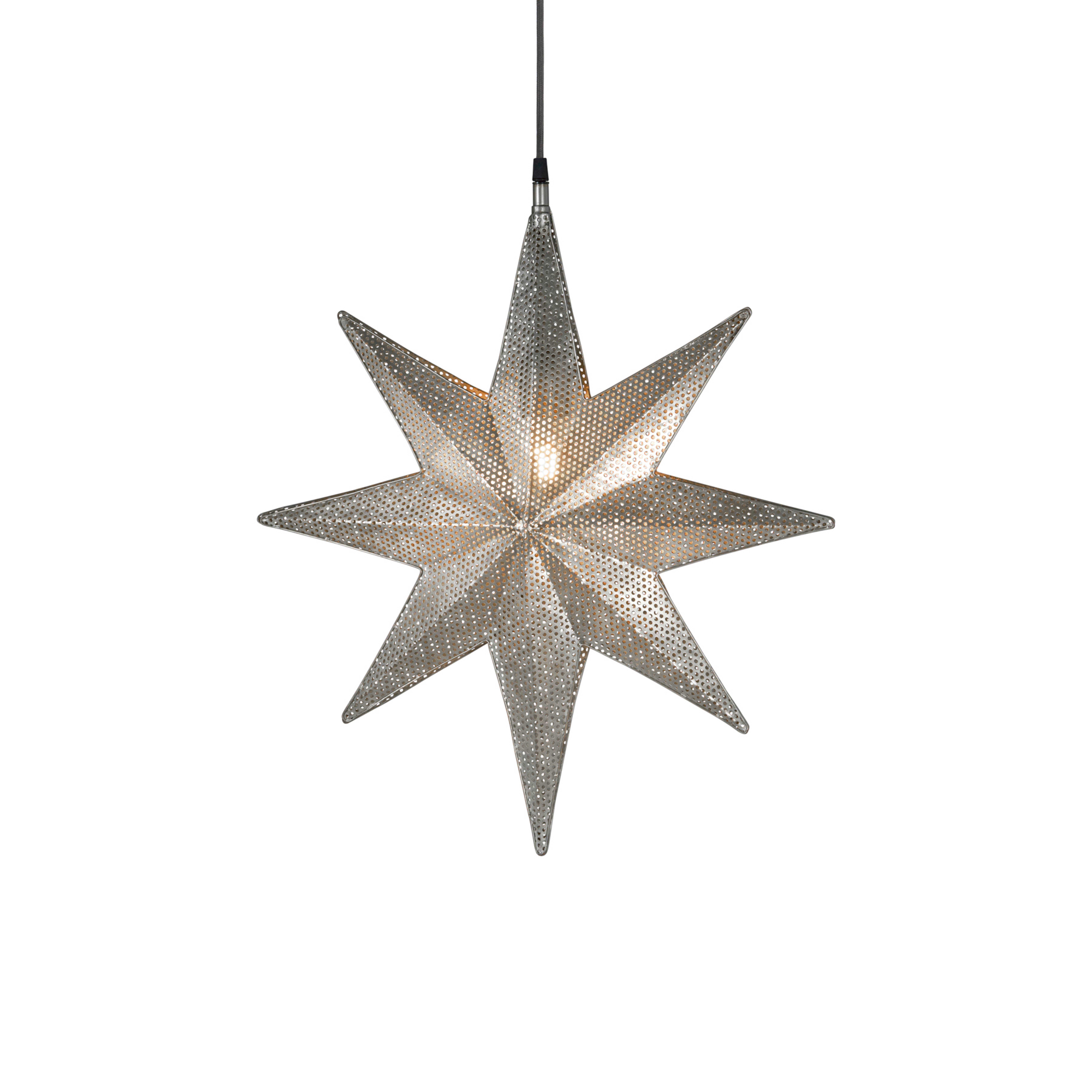 PR Home Capella étoile, 8 branches argentée 50 cm