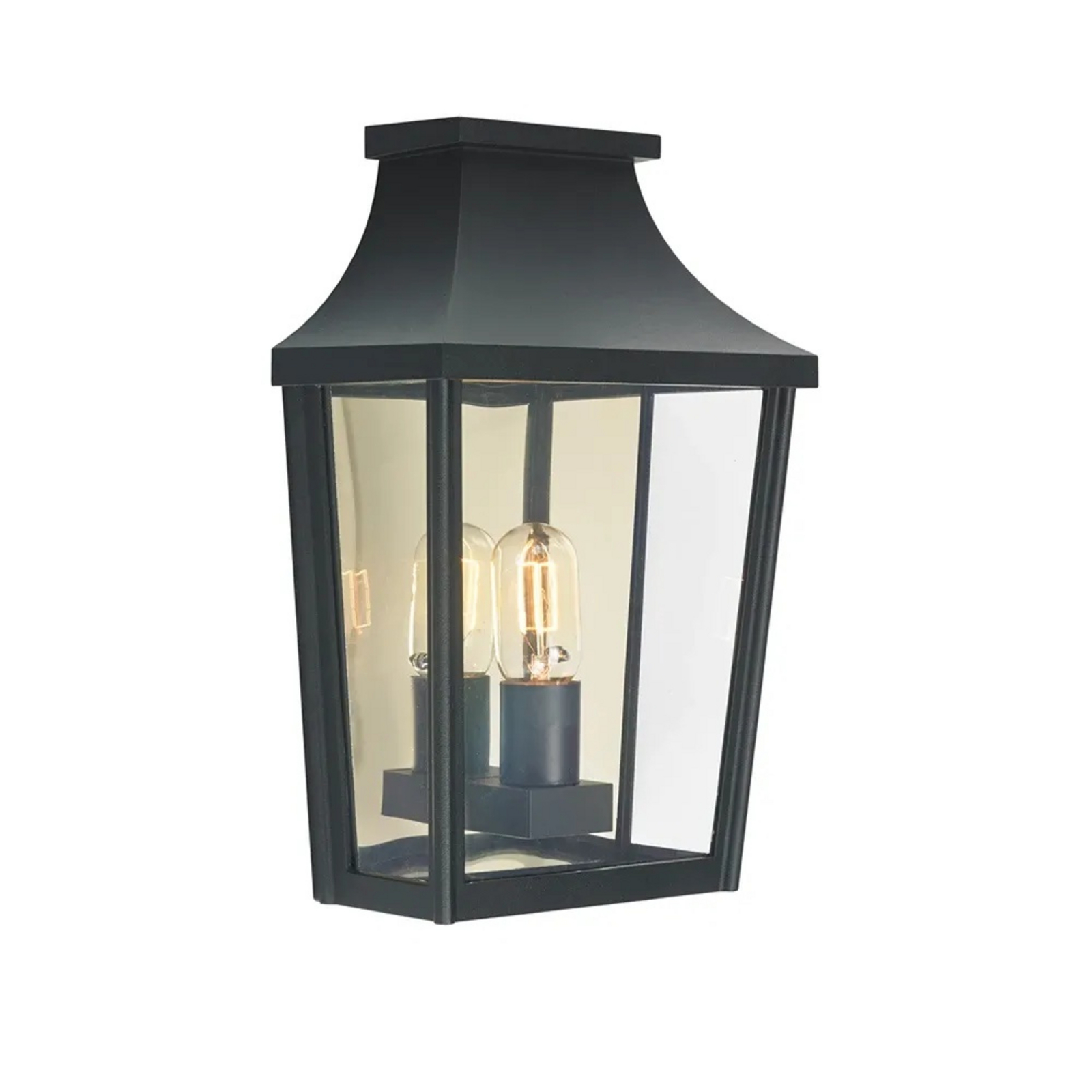 London Outdoor Wall Lamp Flush Black - Norlys