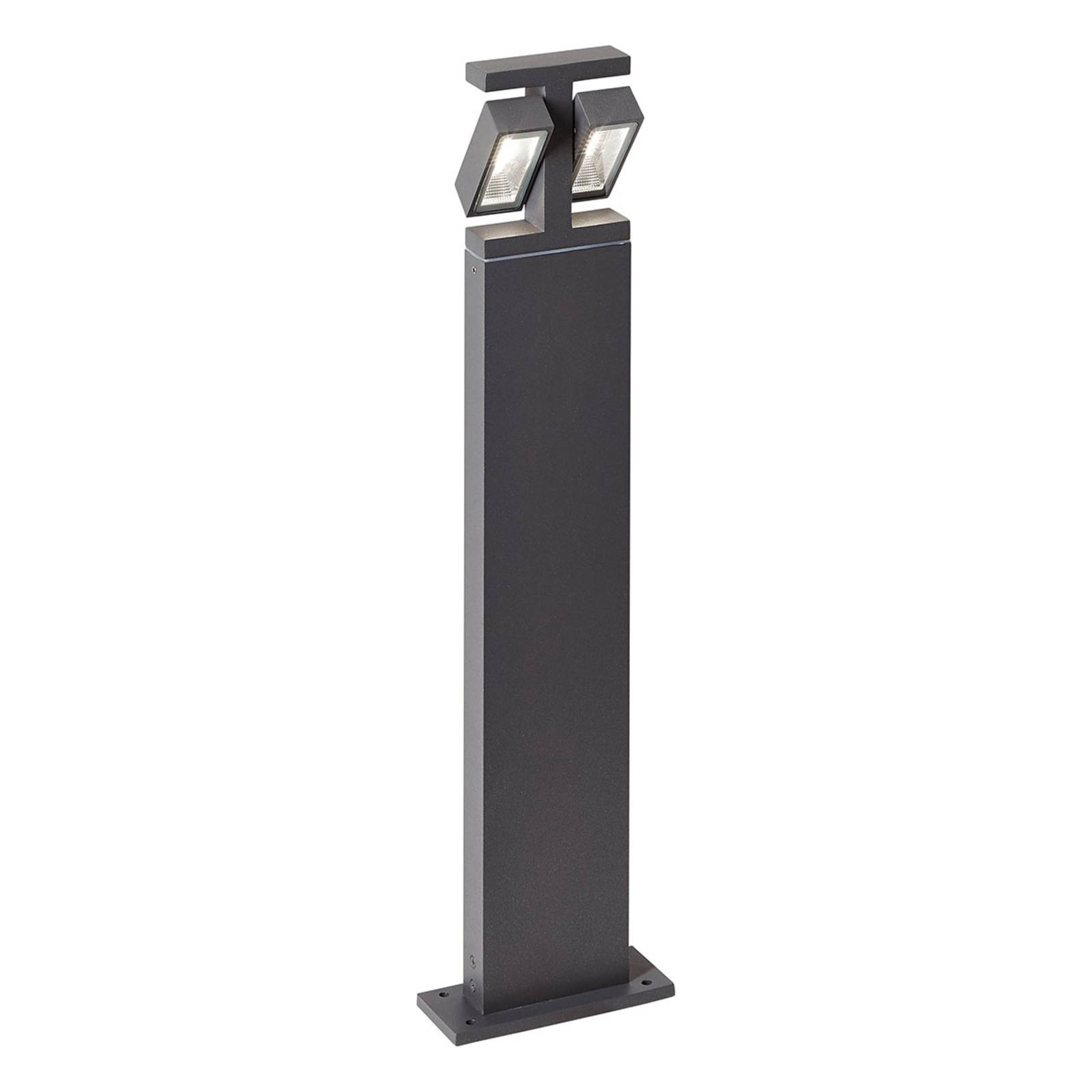 AEG Glynn LED pillar light, die-cast aluminium, glass, 7 W, energy efficiency: A+, W: 15 cm, H: 60 cm