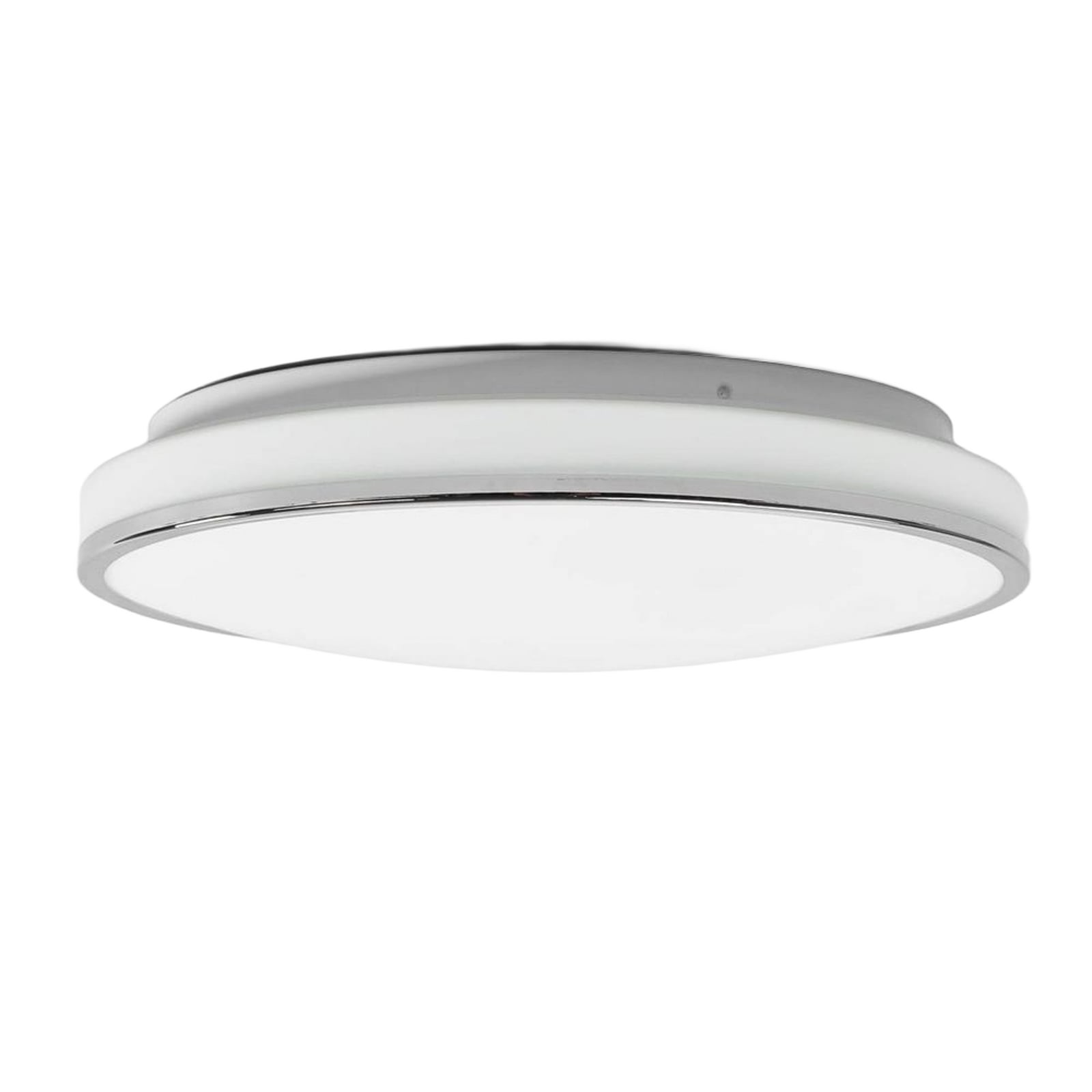Lindby LED-Deckenleuchte Lyss, Ø 40 cm, chromfarben, IP44 Lindby LED-Deckenleuchte Lyss, Ø 40 cm, chromfarben, IP44