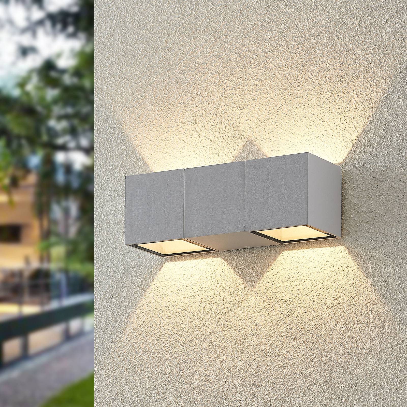 ELC Vanda LED buiten wandlamp, wit