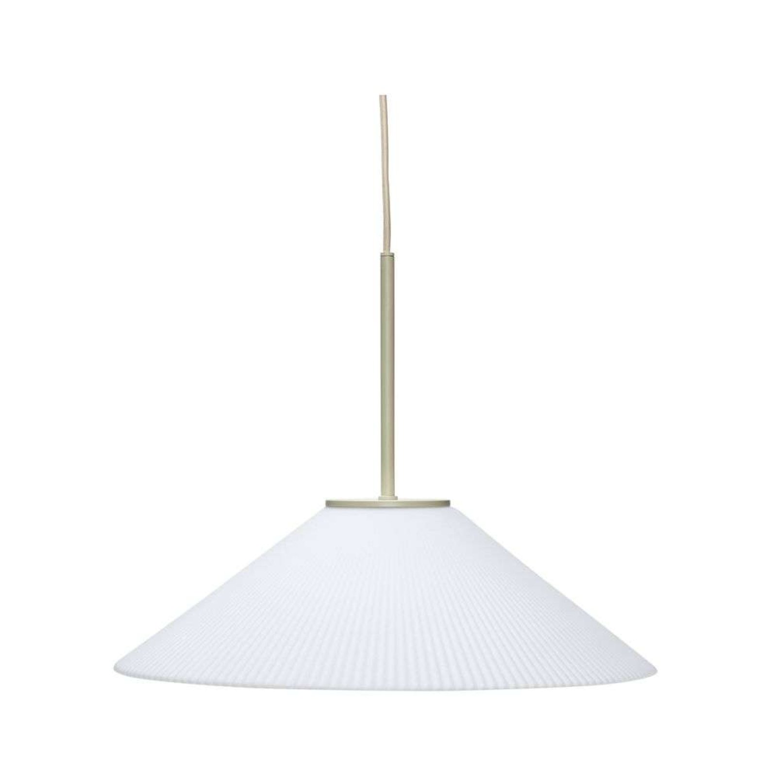 Solid Lustră Pendul Sand/White - Hübsch