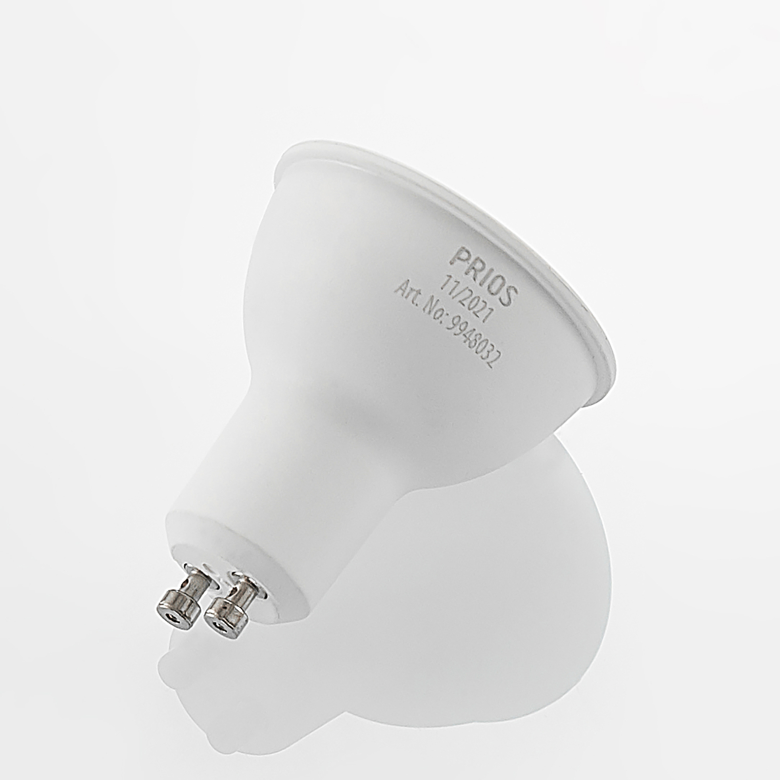 Reflector LED bulb GU10 5 W 3,000 K 60° 10-pack