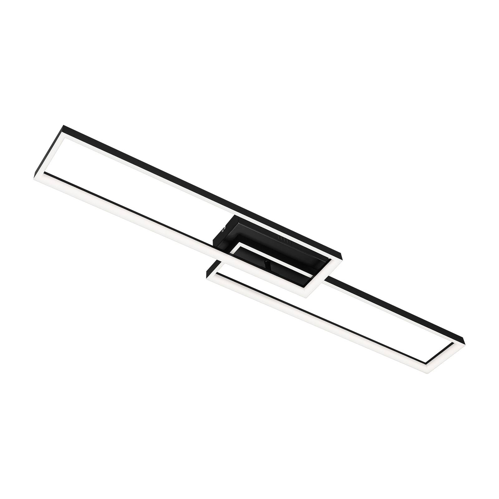 LED mennyezeti lámpa 3013-015, dimm., CCT, fekete