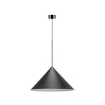 Lampada a sospensione Kuro, Ø 65 cm, nera, metallo, E27 - Watt & Veke