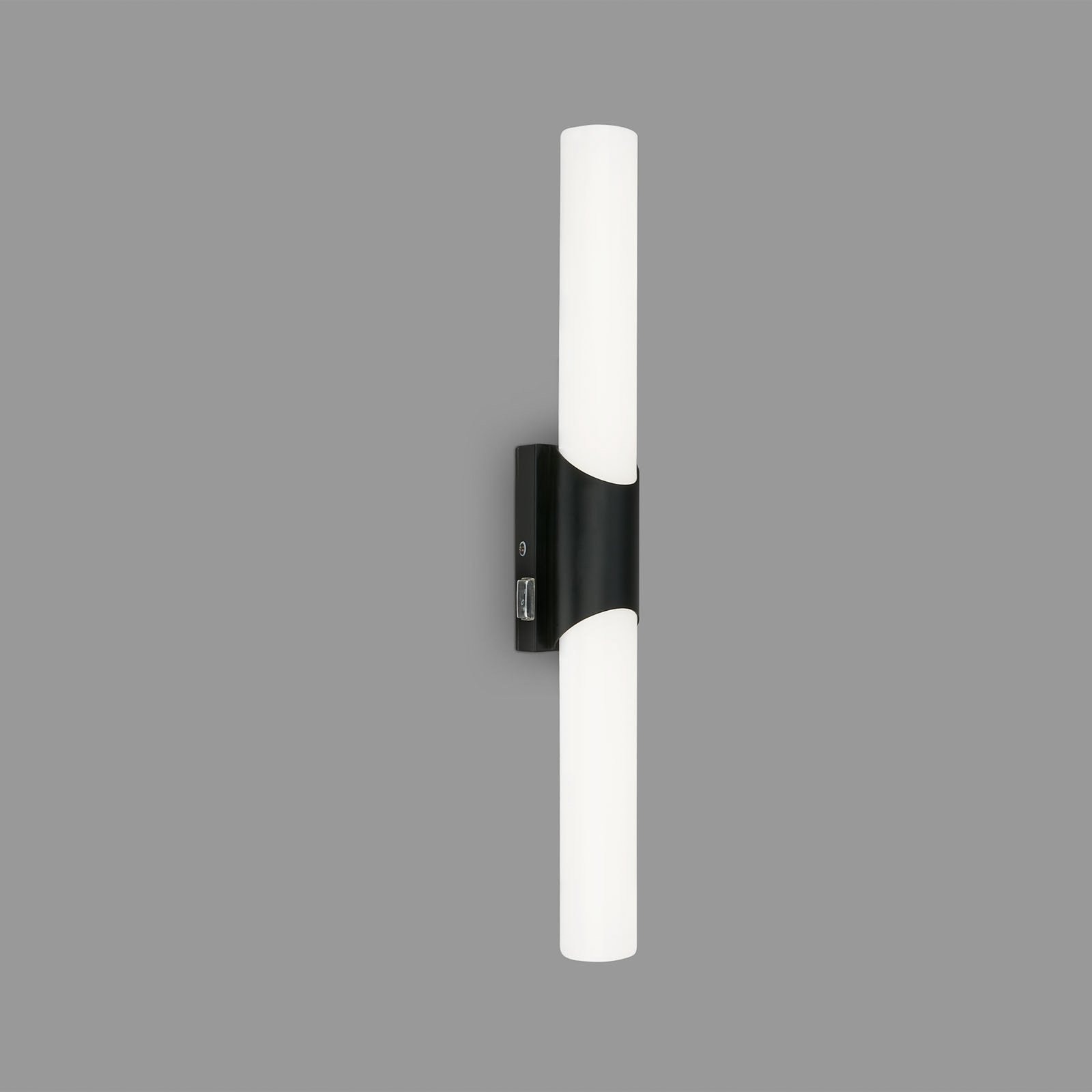 Badkamerpiegel lamp Klak Brilo, zwart, 47 cm