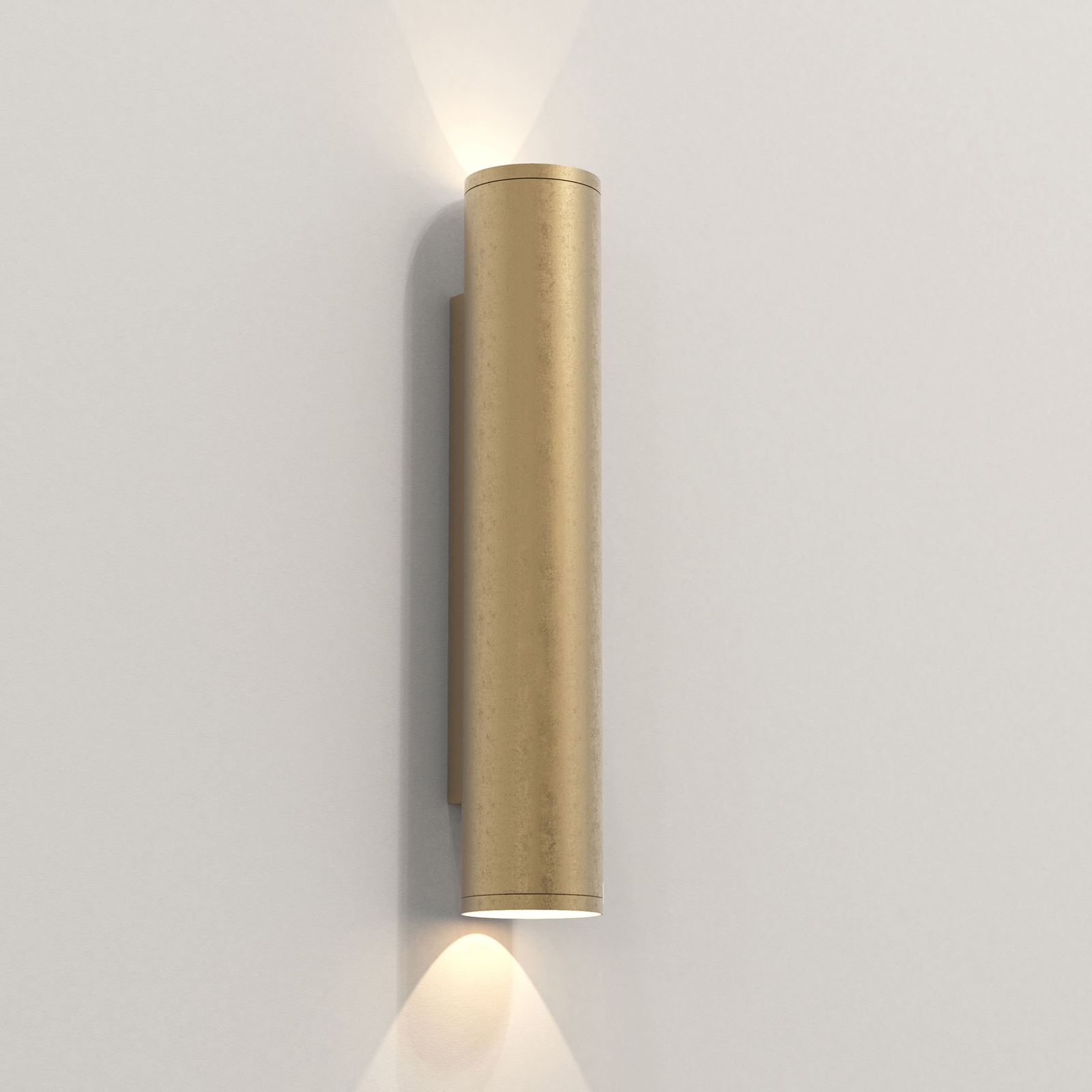 Astro Ava 400 Coastal outdoor wall light, brass