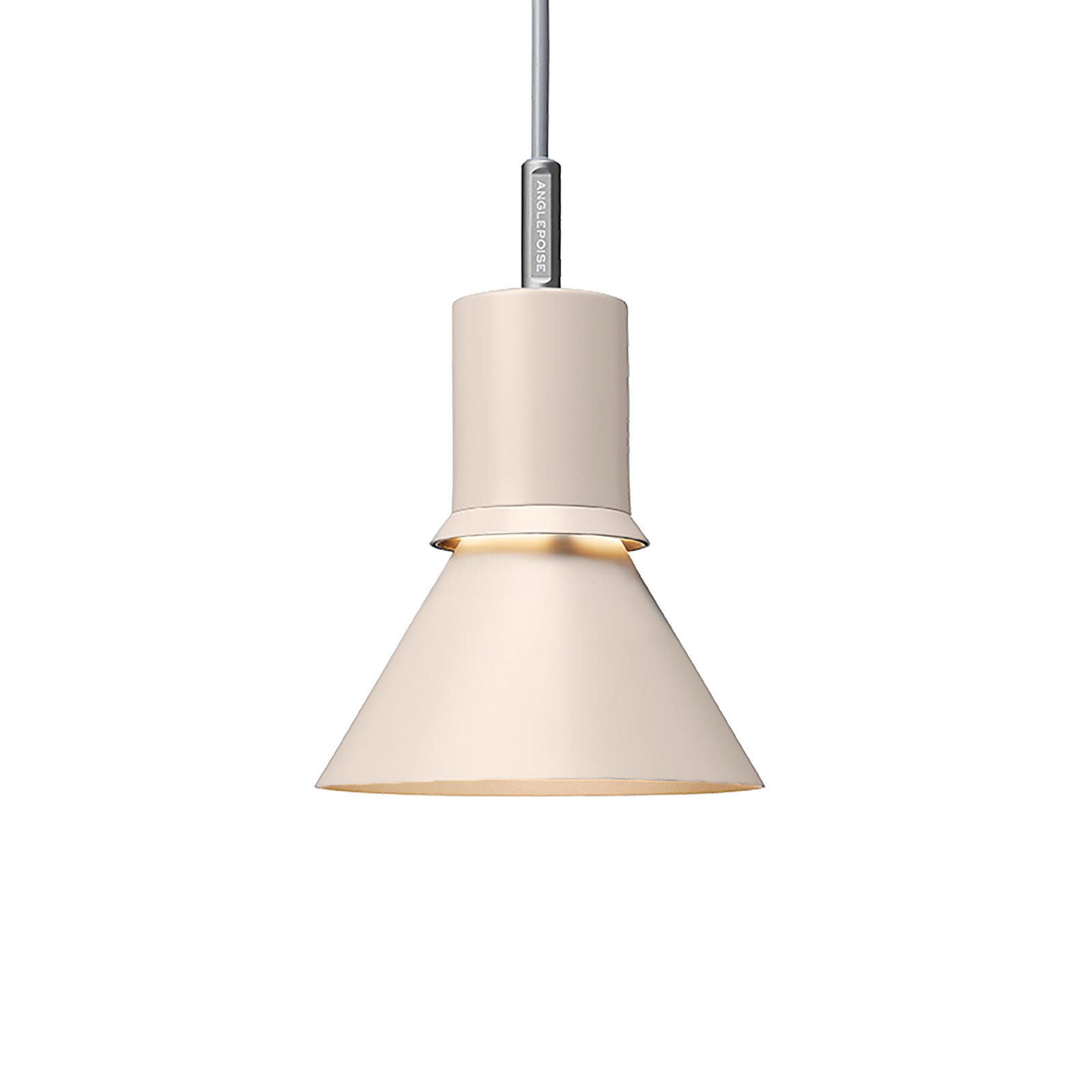 Lámpara colgante Anglepoise Tipo 80, beige, Ø 15 cm, metal