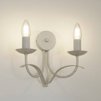 Lindby Amonja applique à 2 lampes, blanche