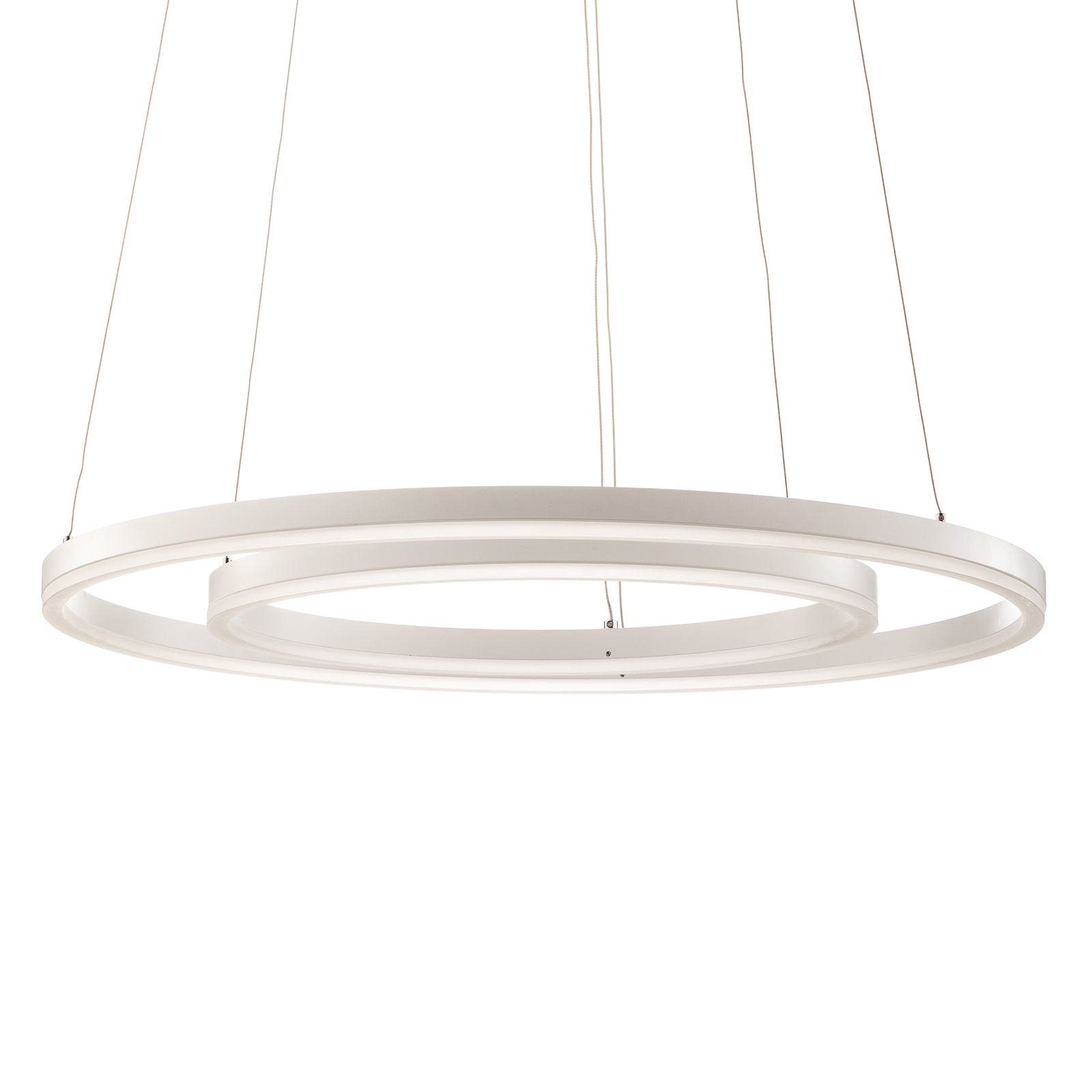 Lámpara colgante LED Giotto, 2 luces, blanco