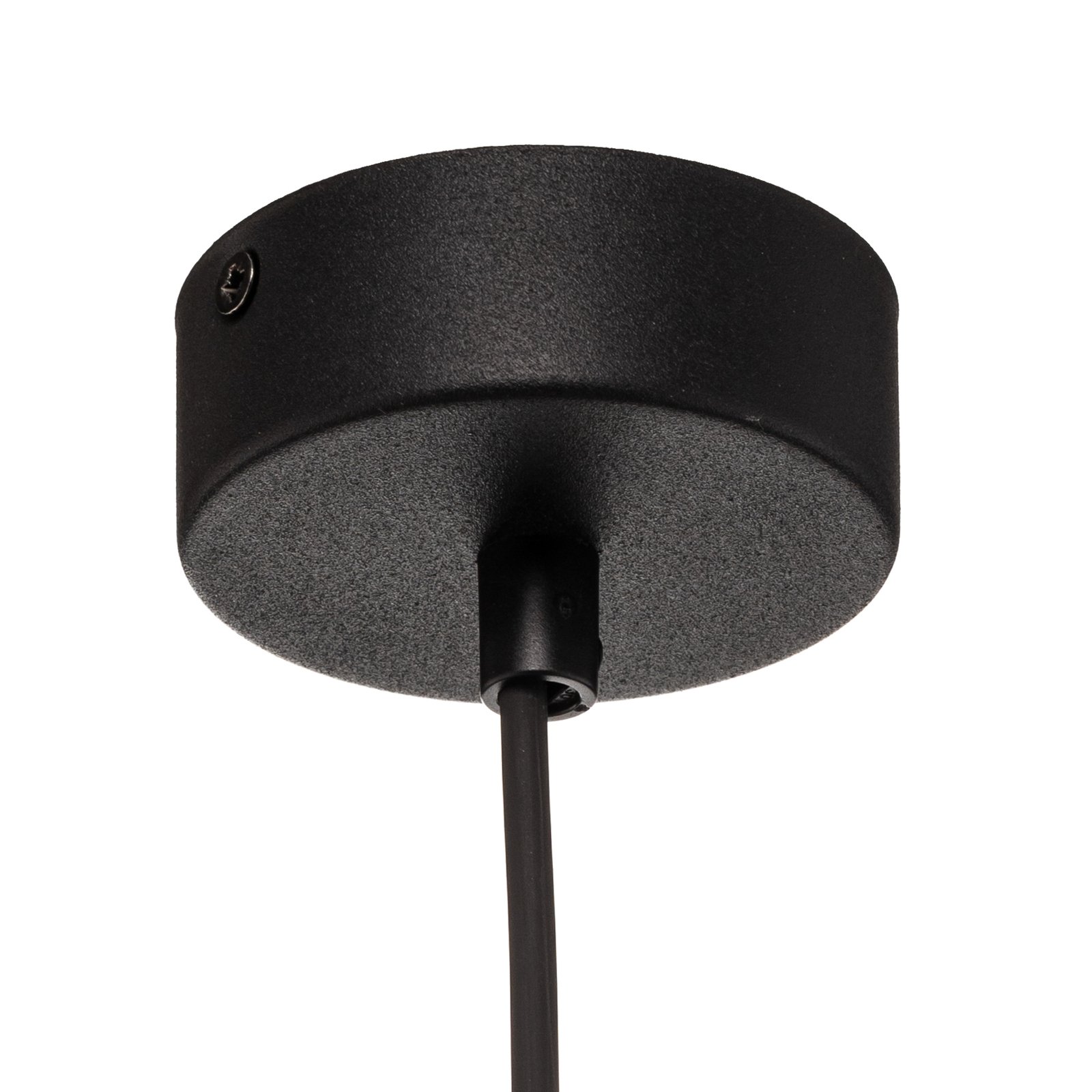 Maxi hanglamp met glazen kap, 1-lamp Ø 25cm