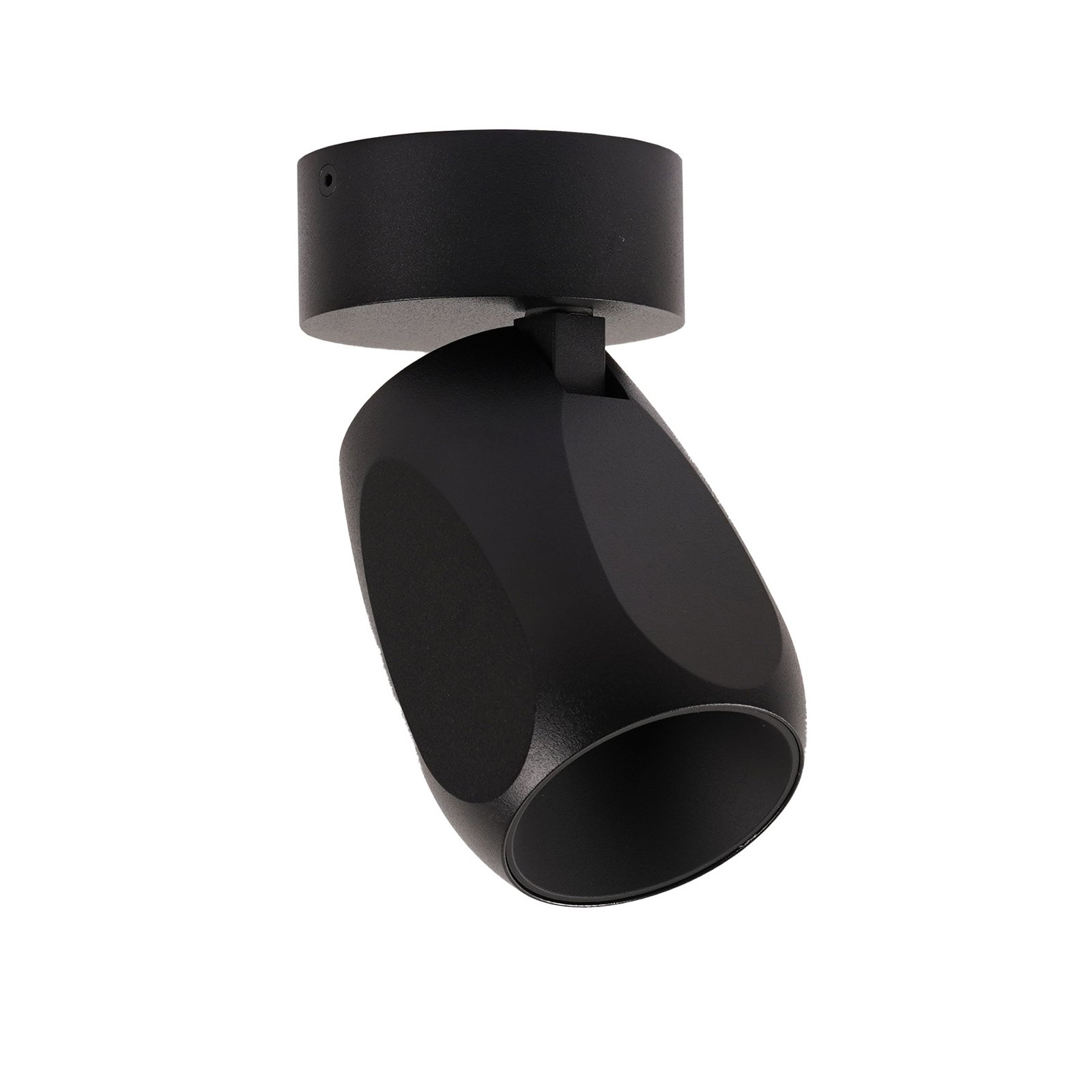 Facet W70 LED-Deckenlampe, schwarz, Metall, Ø 7cm - Antidark Facet W70 LED-Deckenlampe, schwarz, Metall, Ø 7cm - Antidark