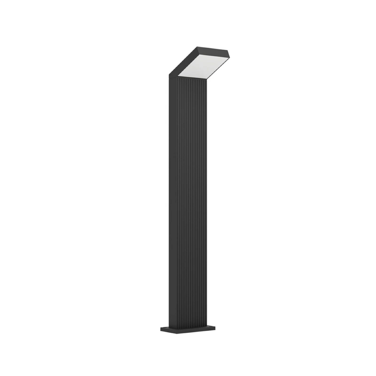 EGLO chodníkové LED svetlo GROTTAZZOLINA, čierne, výška 80 cm, IP65