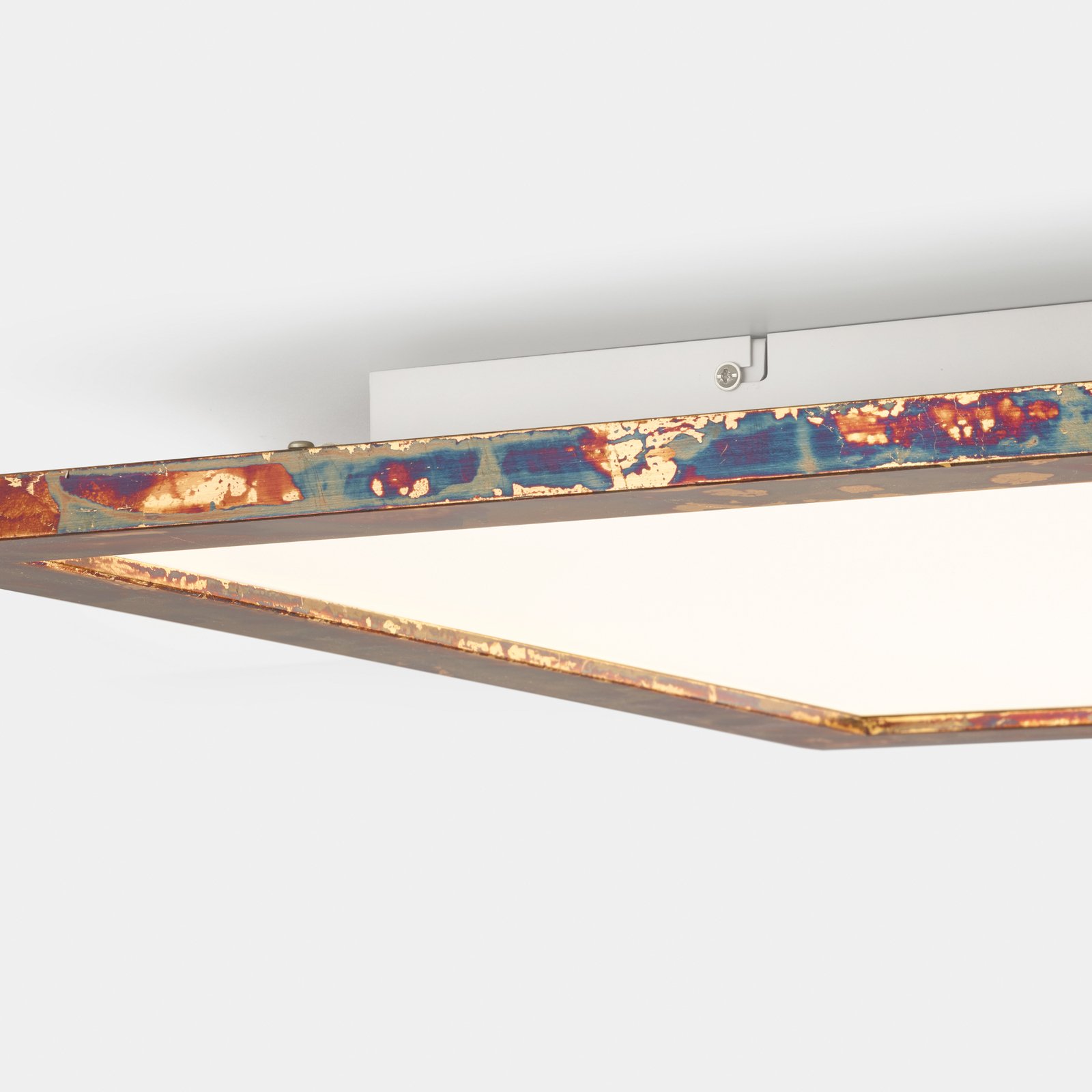 Quitani Panneau LED Aurinor, doré, 45 cm