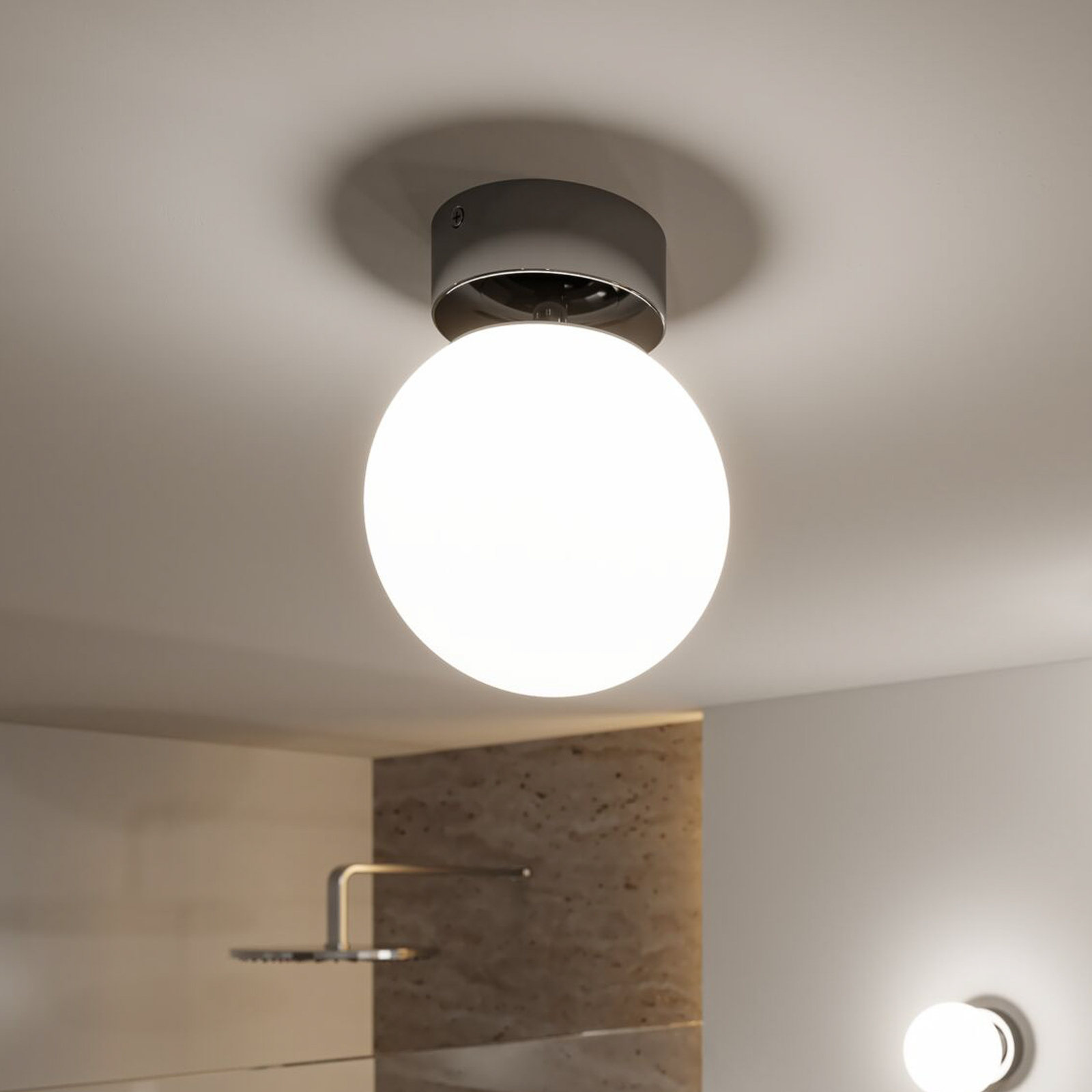 Gove LED Plafoniera IP44 Ø17 Cromo/Satin - Paulmann