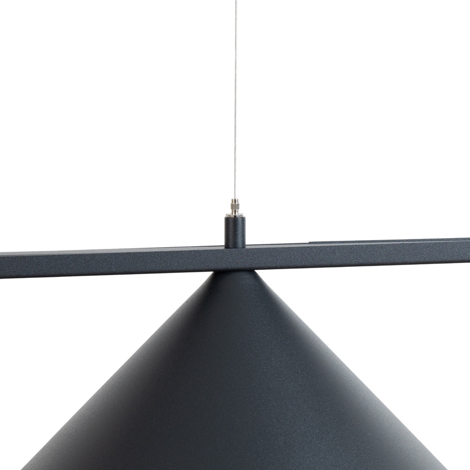 Závěsné svítidlo Capital, černé, 2 světla, Ø 46 cm, GX53