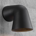 Modern kültéri fali lámpa fekete színben