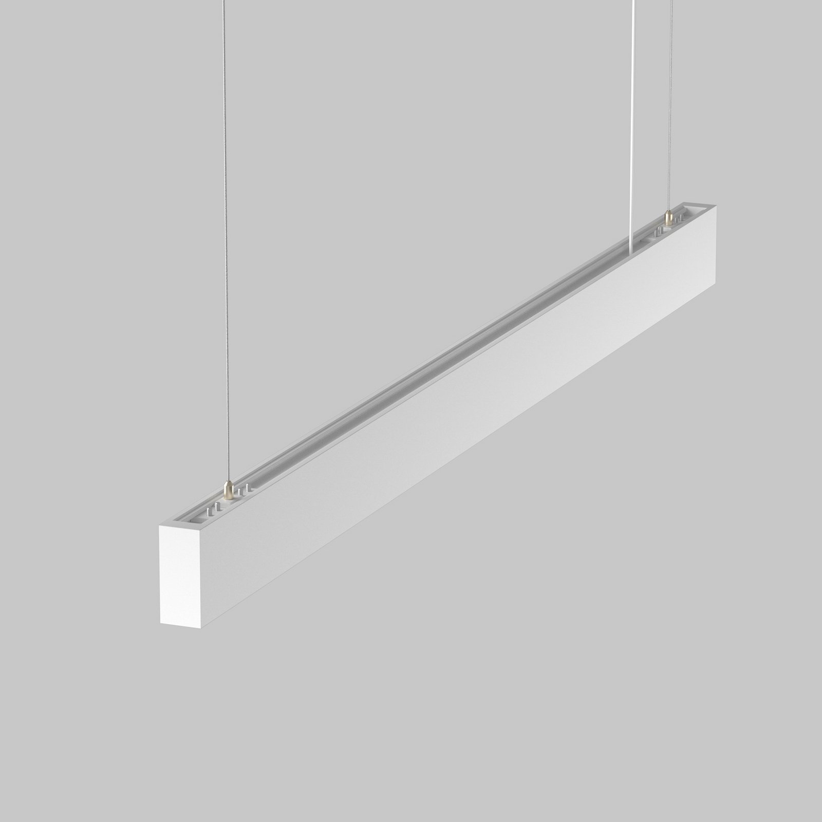Lampă suspendată LED Maytoni Basis, albă, CCT, lungime 112,5 cm