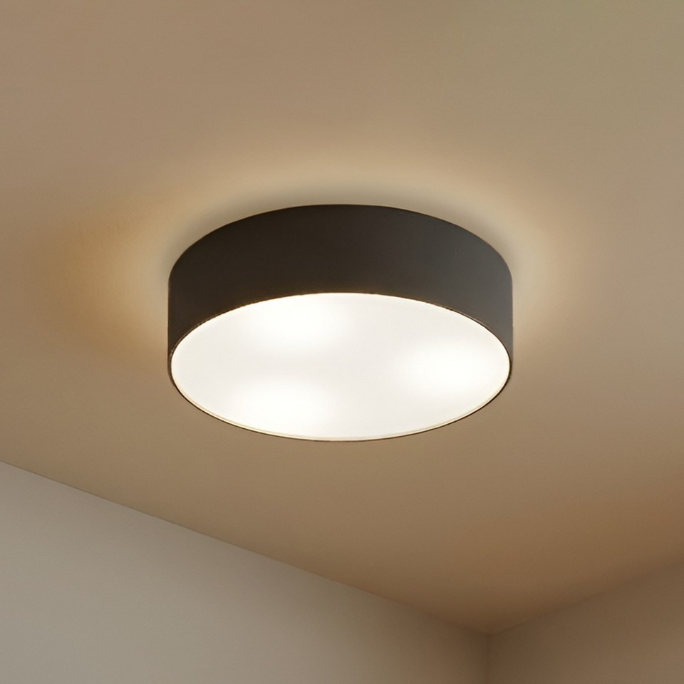 Lindby Sebatin Plafond Ø40, grå från Lindby
