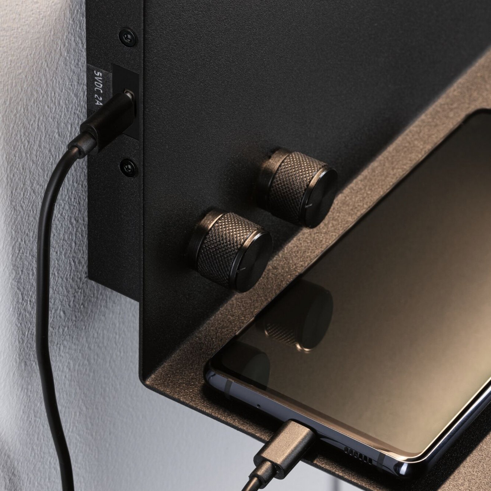 Applique murale Jarina noir mat - Paulmann