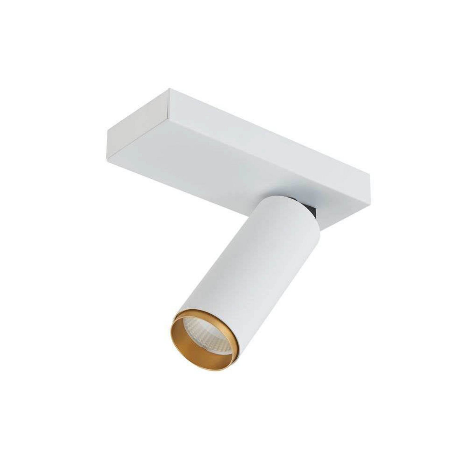 X-Beam Ceiling Lamp Single White/Gold - Loom Design