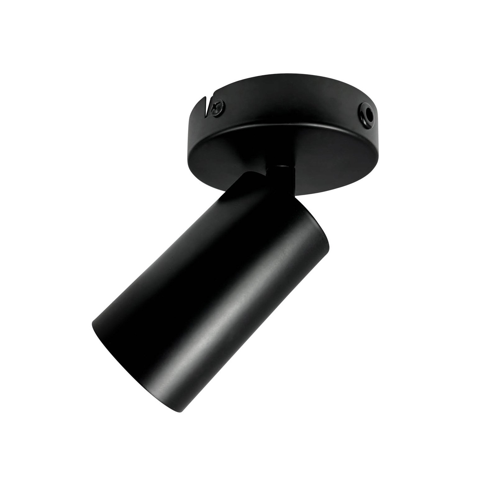 Faretto da soffitto Dyberg Larsen Modern, nero, lunghezza 14 cm