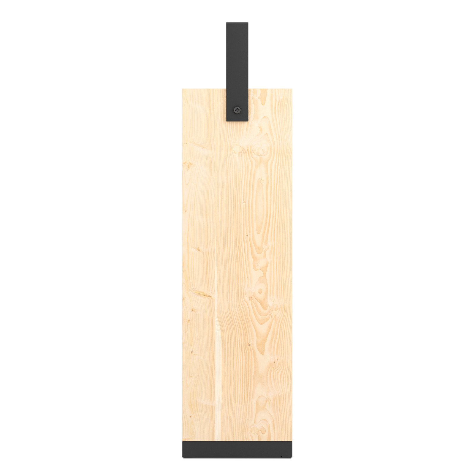 Lámpara mesa Famborough, marco de madera clara