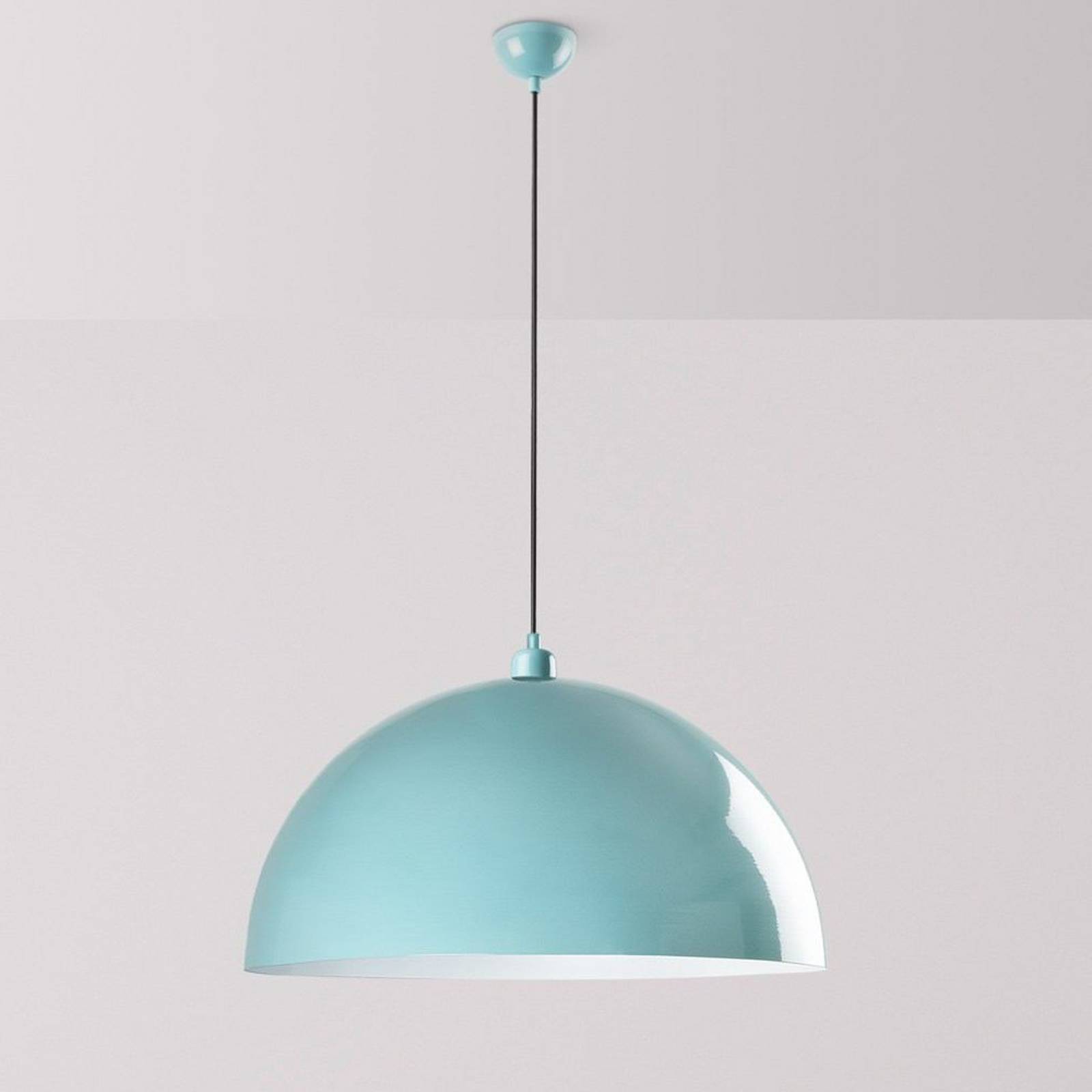 Hängeleuchte Kure, türkis, Metall, Ø 60 cm, E27 günstig online kaufen