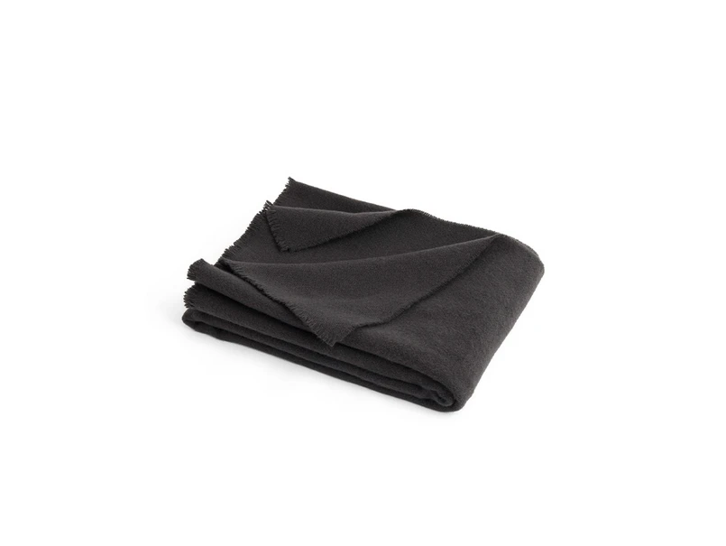Produktfoto för HAY - Mono Throw - Filt - Charcoal - L180 x W130 cm