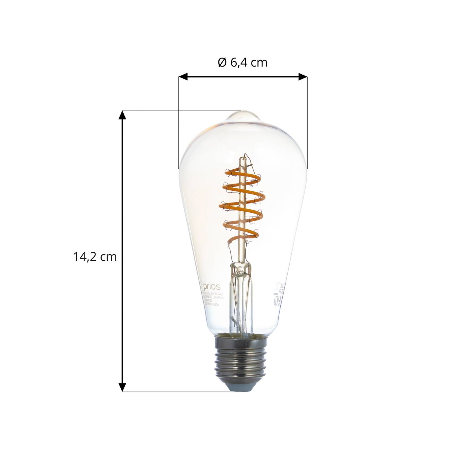 Prios E27 ST64 4,9W ZigBee Tuya Philips Hue 2 szt.