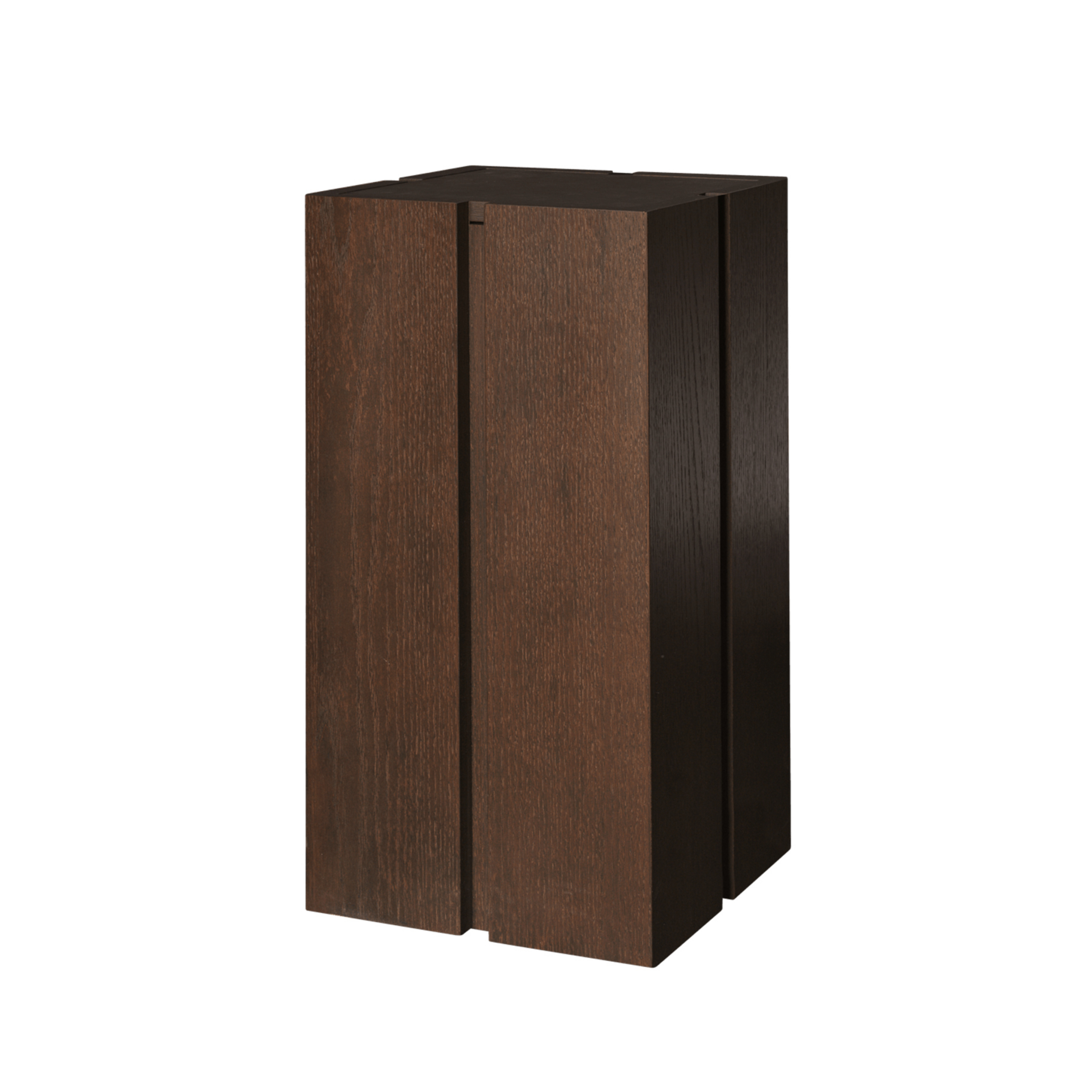 PARCEL standaard, donker gebeitst eikenhout, 60 cm - ferm LIVING