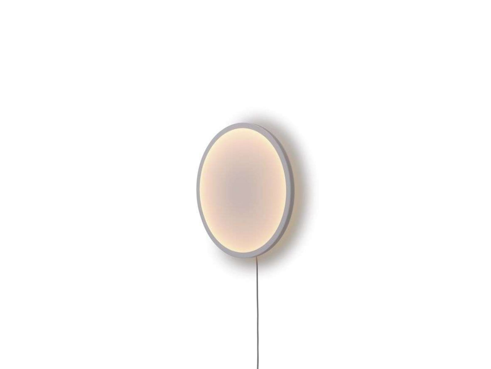 Calm V&auml;gglampa &Oslash;50 Touch Dim White/Grey Muuto - Vardagsrum - Aluminium