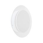 Lido LED wall light, white, metal, 2,700 K