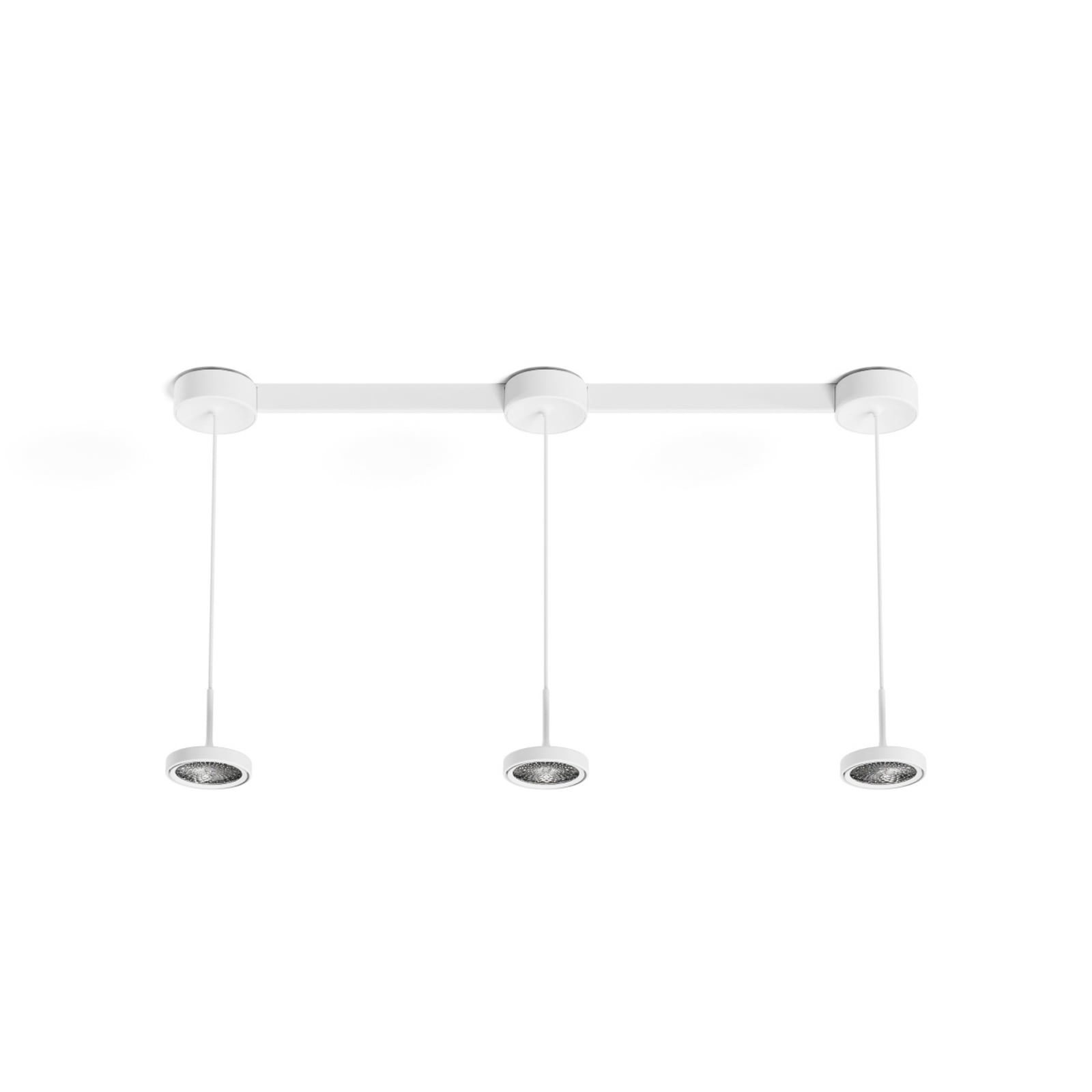 Rail de raccordement Nivo pour montage en saillie, blanc, 90 cm, métal - Sigor