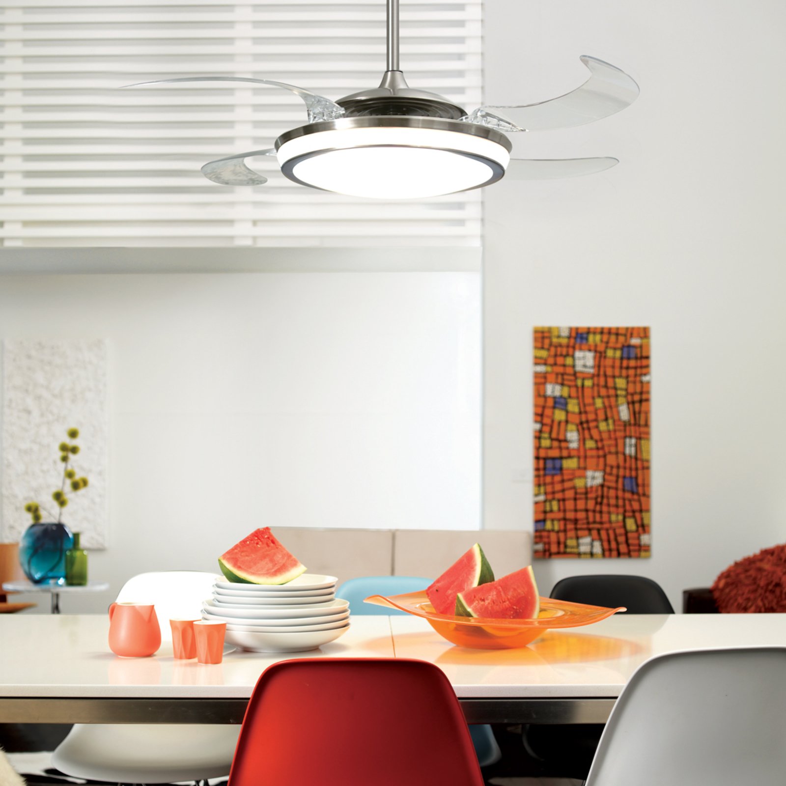 Ventilateur de plafond LED Beacon Fanaway Evo 1, silencieux, 121 cm