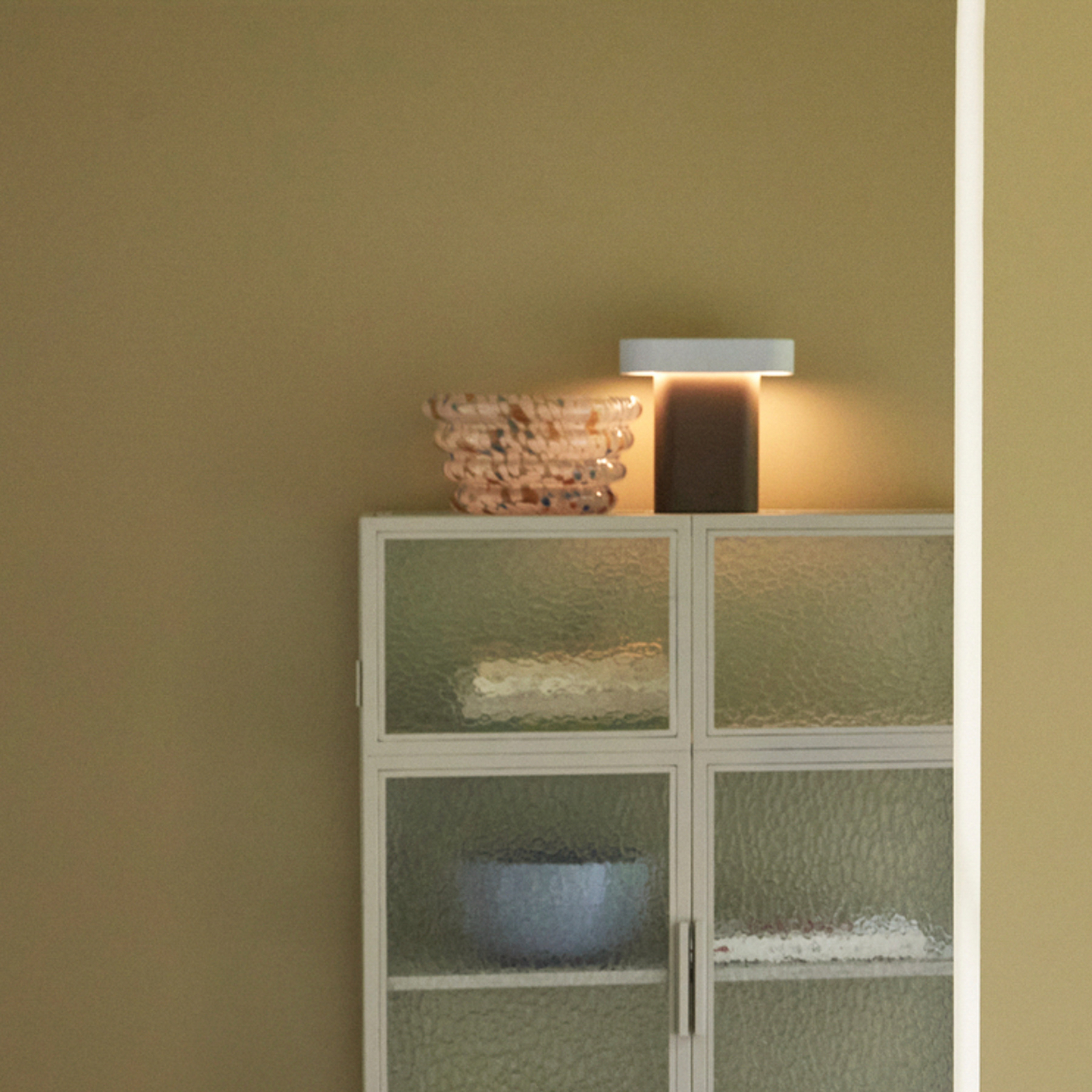 Sleek Tischleuchte Brown/Light Grey - Hübsch