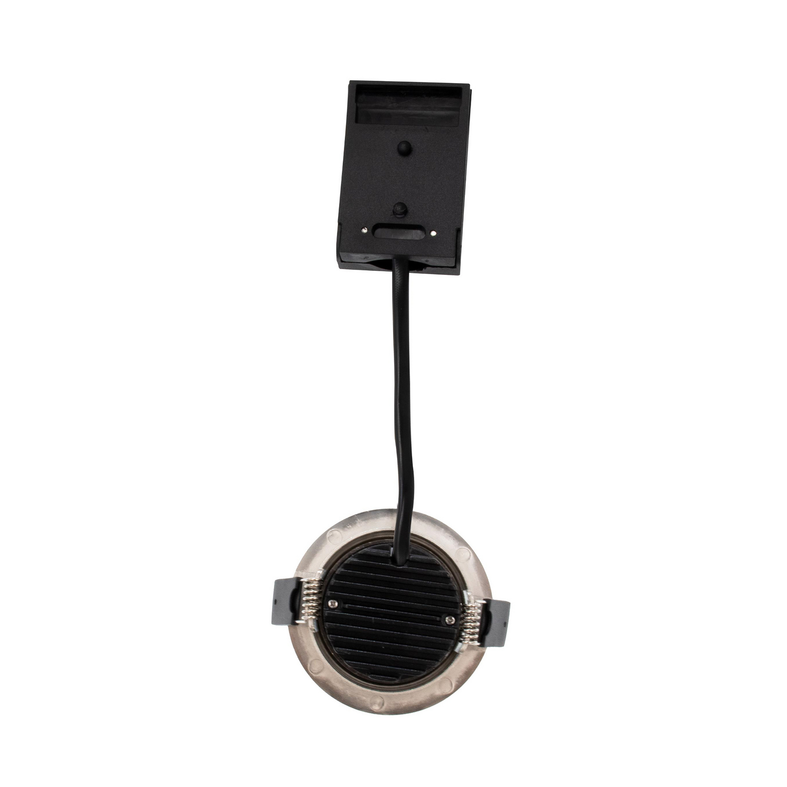 DOTLUX LED stropno ugradbeno svjetlo CIRCLEminidim nehrđajući čelik Ø 8,5 cm