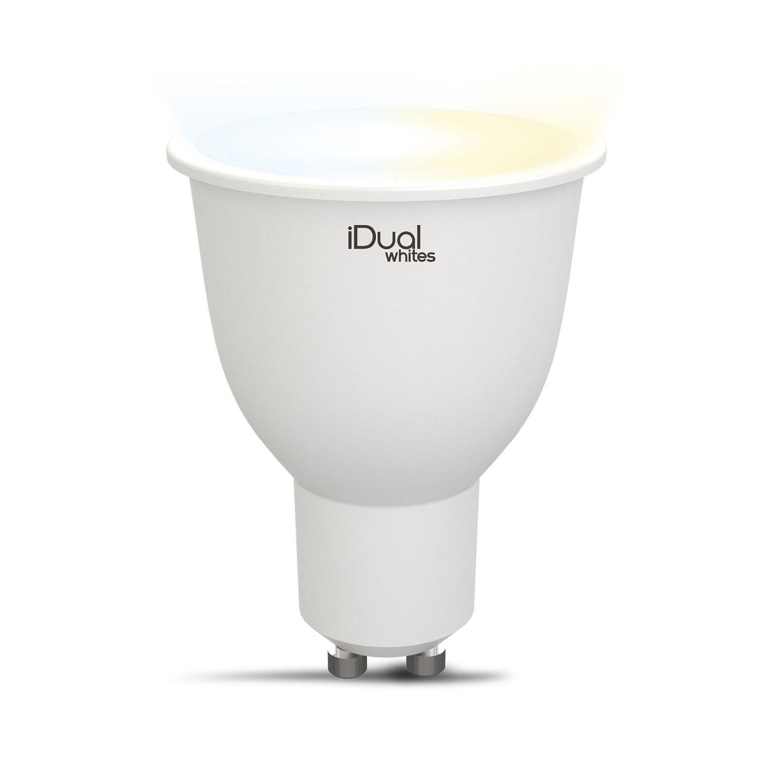 iDual Whites-LED-heljastin GU10 5,8W tunable white