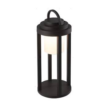 Lámpara exterior LED Kalimnos, negro, 35 cm