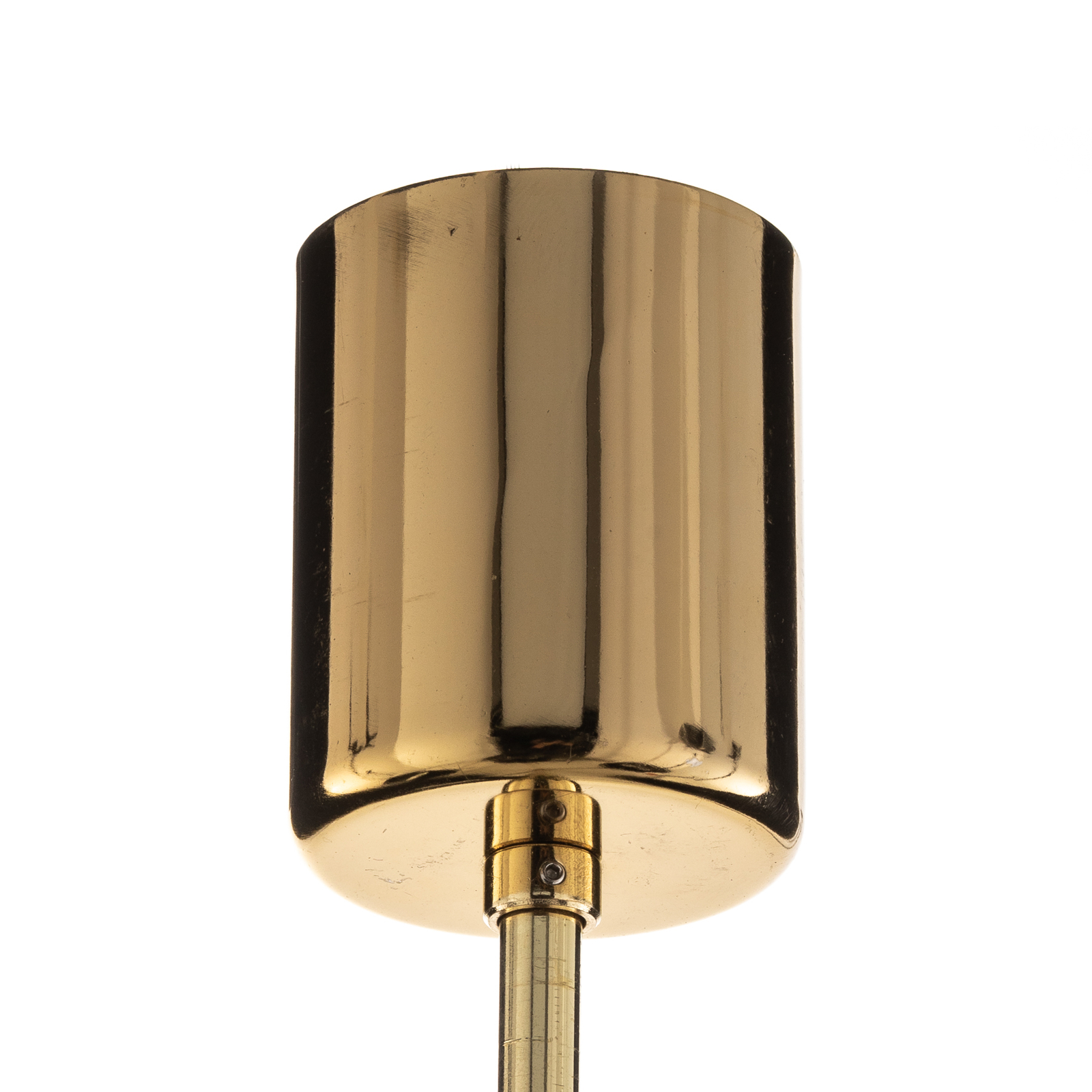 Polo chandelier, 5-bulb, black/dark brass