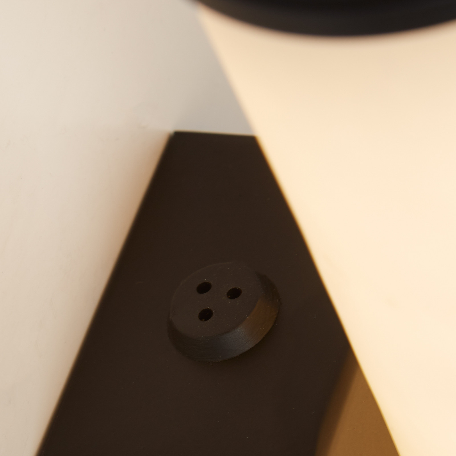 Searchlight Aplică LED pentru baie Wales negru/marmorat 35 cm oțel/rășină - negru mat alb marmorat - Metal