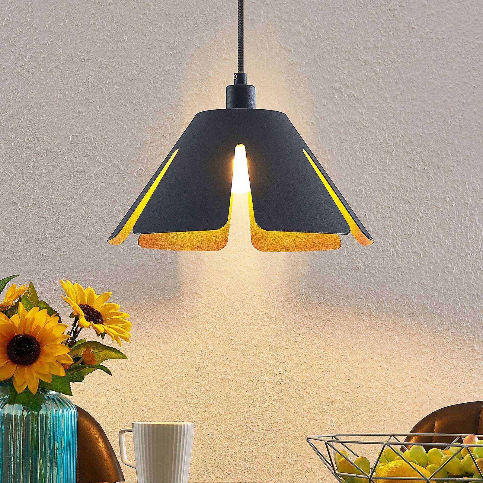 Lucande Jemmily lampa wisząca, 1-punktowa, 30 cm