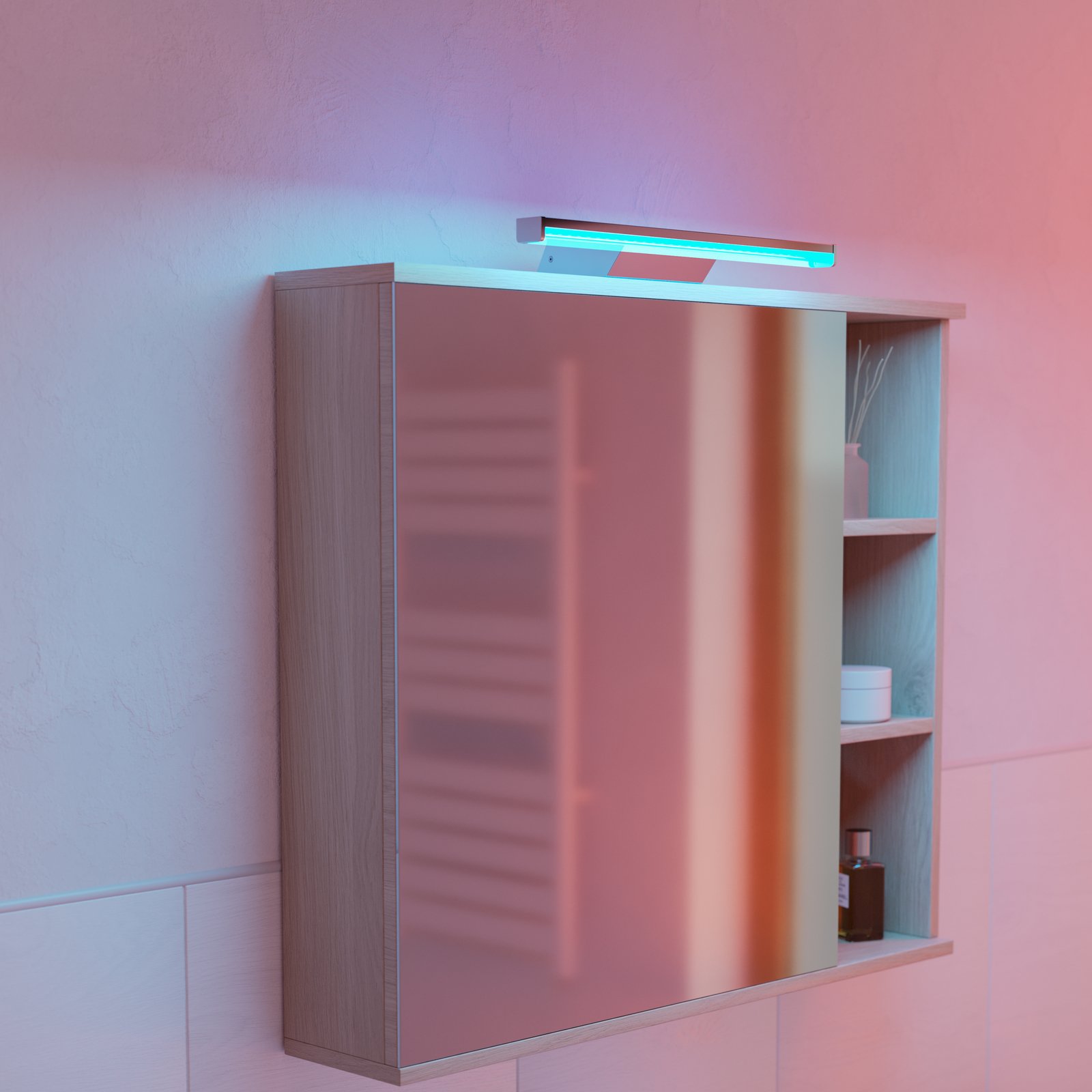 EGLO connect Smart-LED-Spiegelleuchte Regello-Z, grau