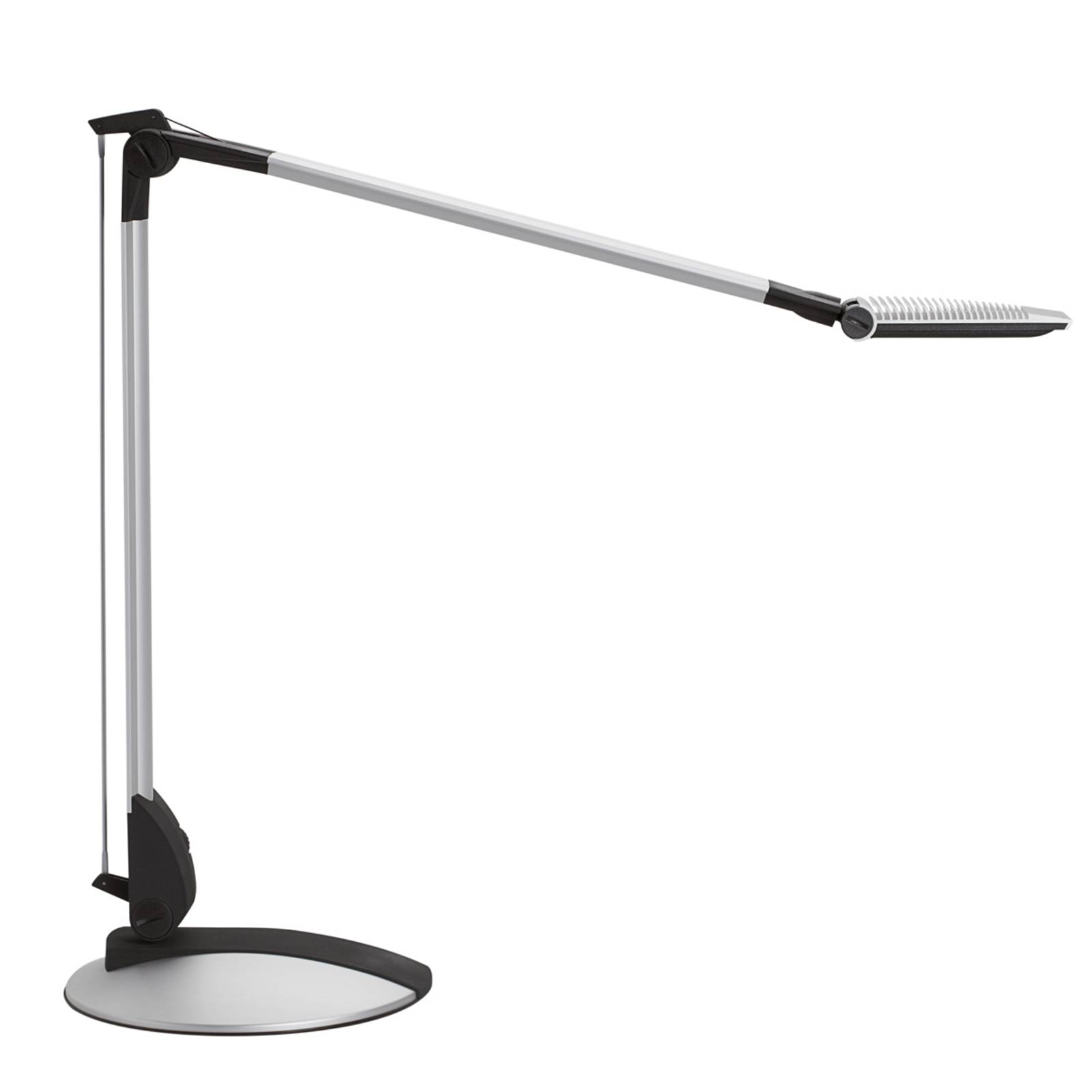 Maul MAULoptimus LED stolní lampa, stříbrná, stojan