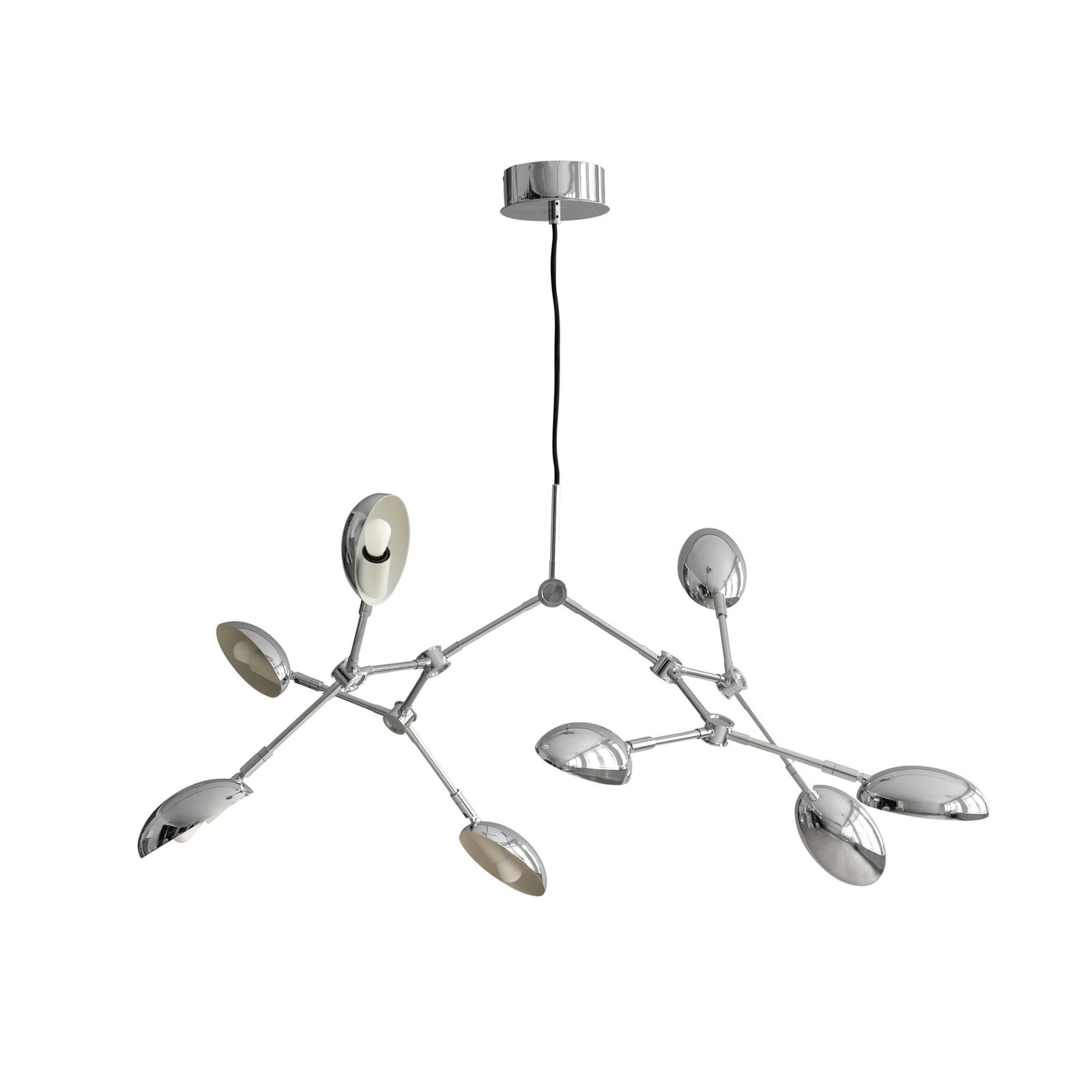 Viseći luster, krom, 55 cm, 8 svjetala - 101 Copenhagen