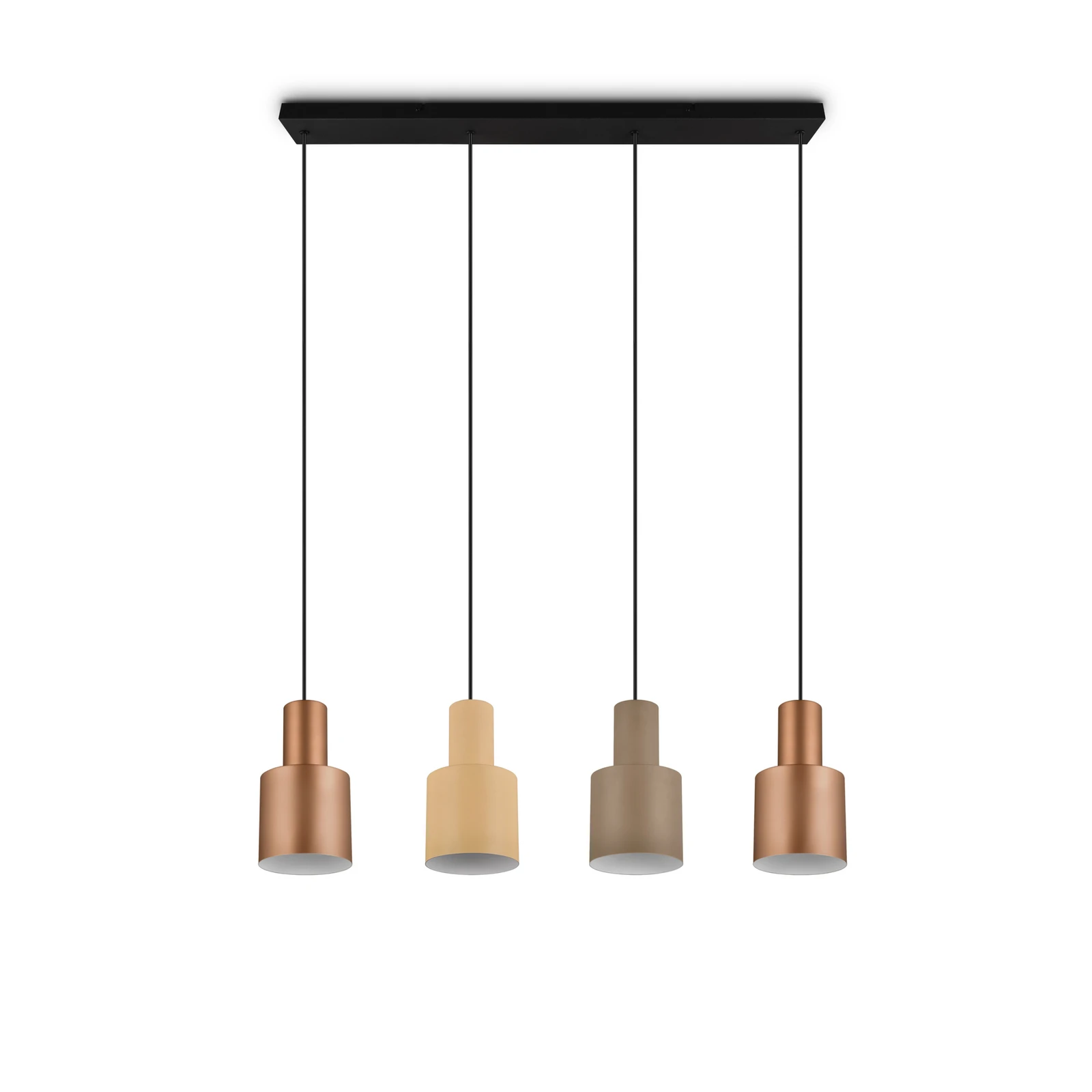 Hängeleuchte Agudo, multicolor, 4-flammig, linear