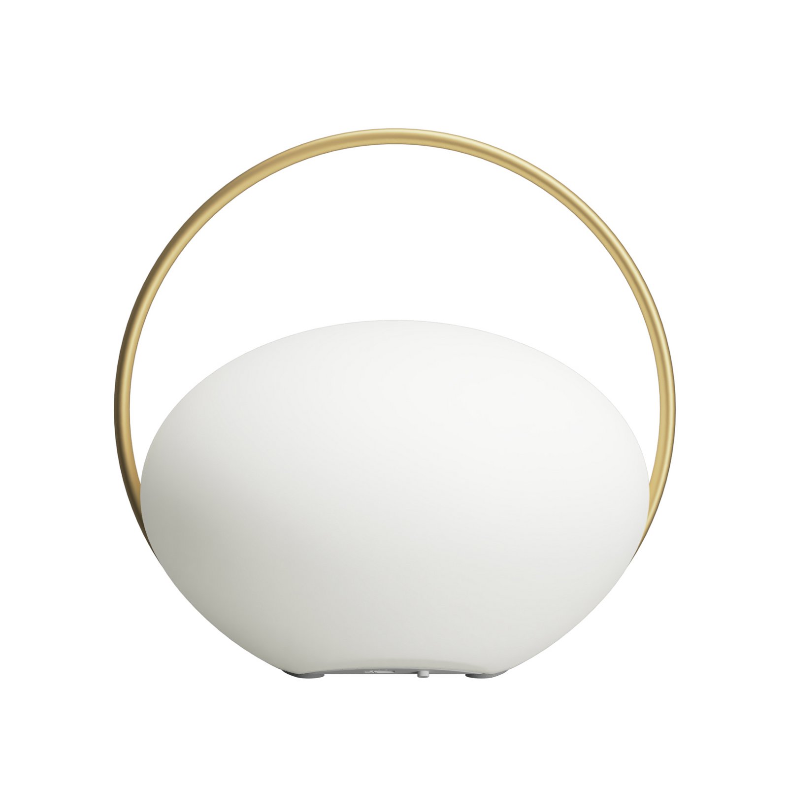 UMAGE LED akumuliatorinė stalo lempa „Orbit“, balta/vario spalvos, IP44, CCT