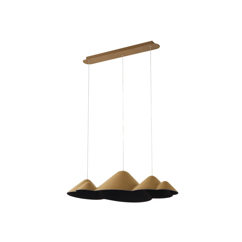 Lucande – Beutlin LED Pendelleuchte Dim. Olive