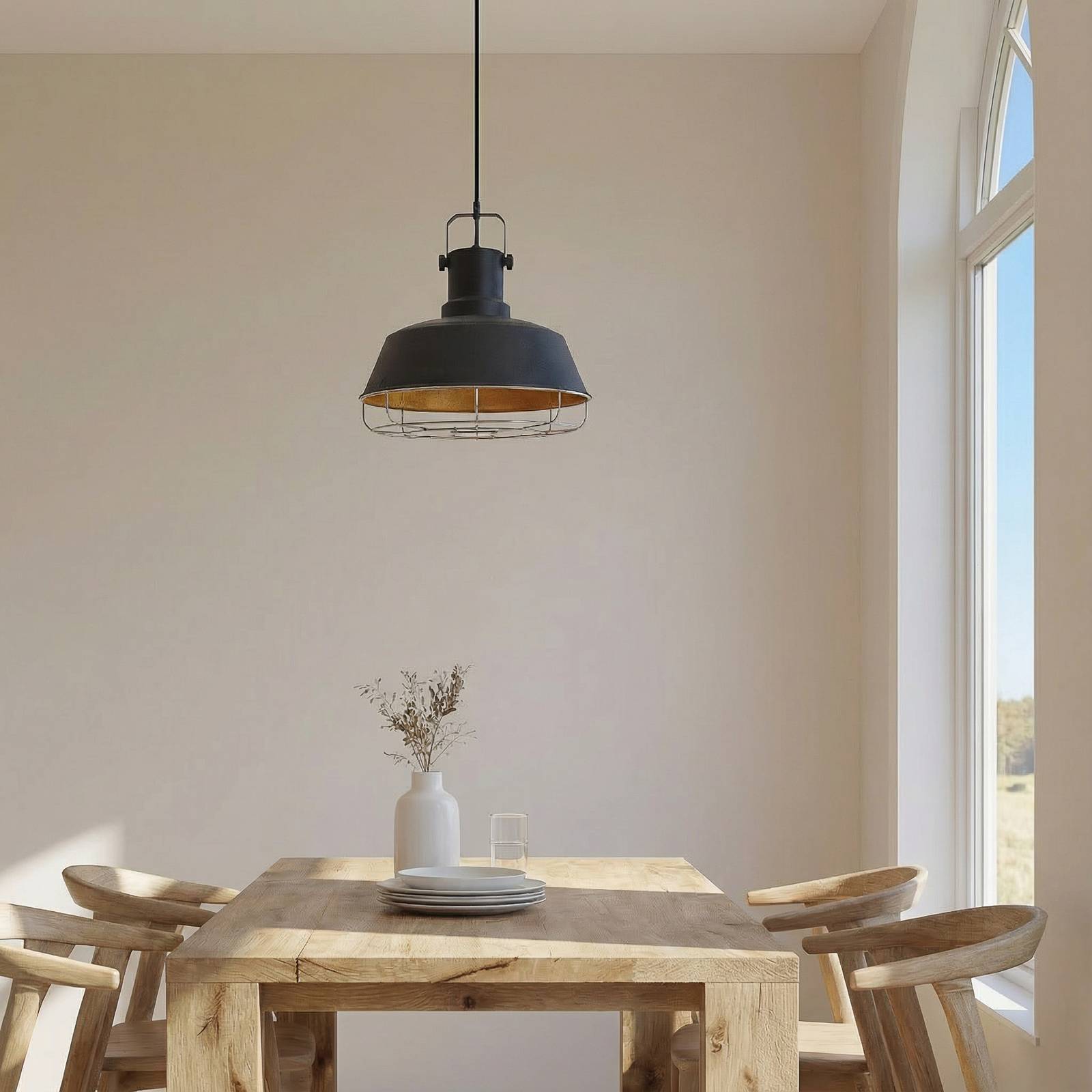  Royaltech Royaltech Mason Pendant Light, Black, ø 41 Cm, Metal, E27 