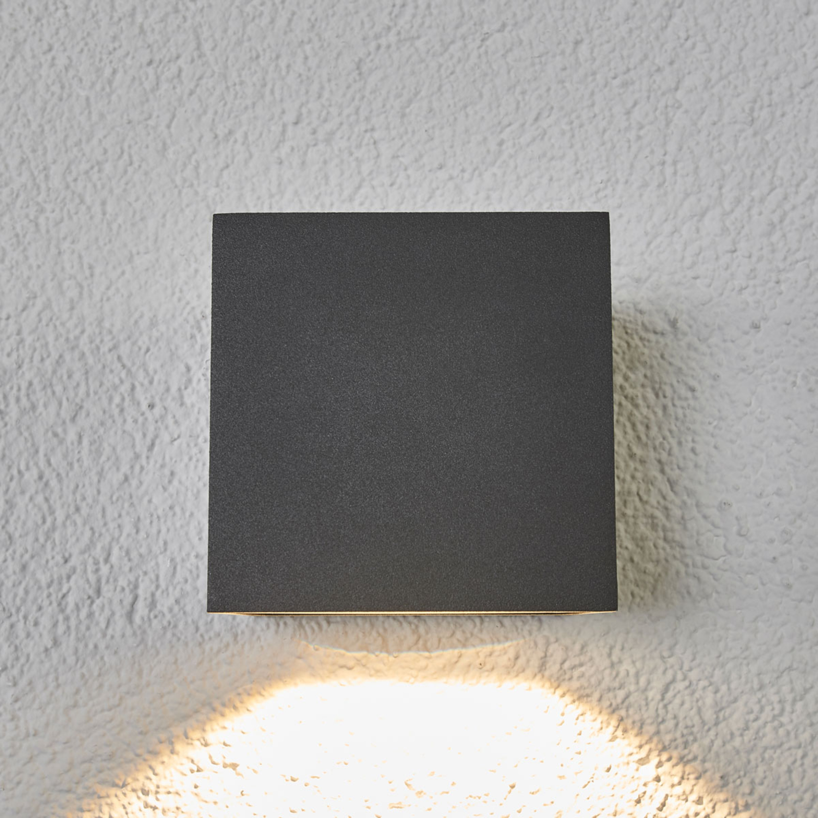 Merjem Big Down Buiten Wandlamp IP54 Dak Grey - Lucande
